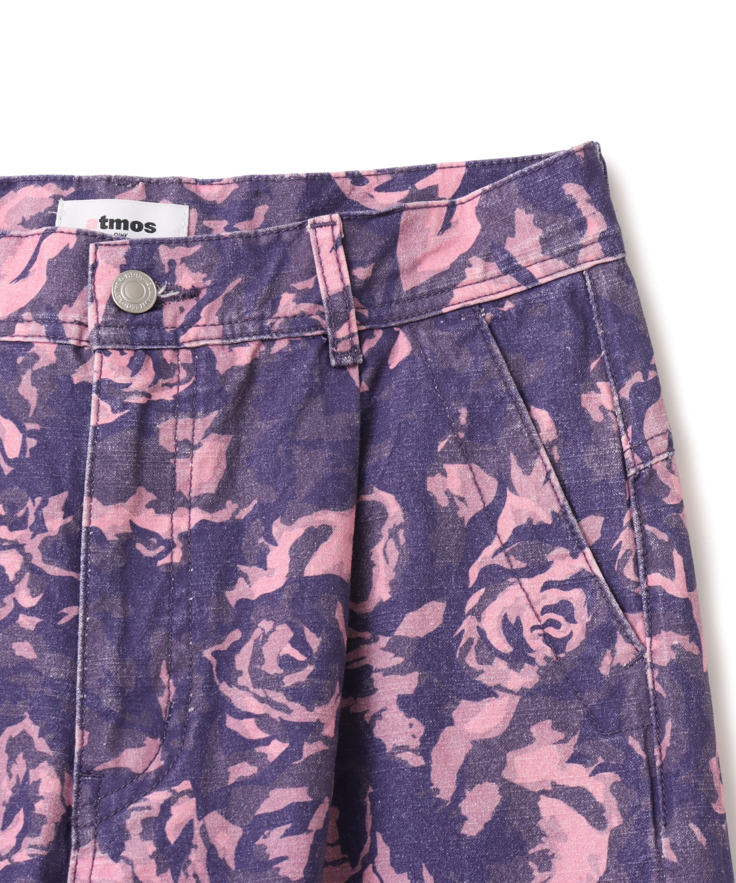 atmos pink Rose Camouflage Cargo Pants PINKの画像