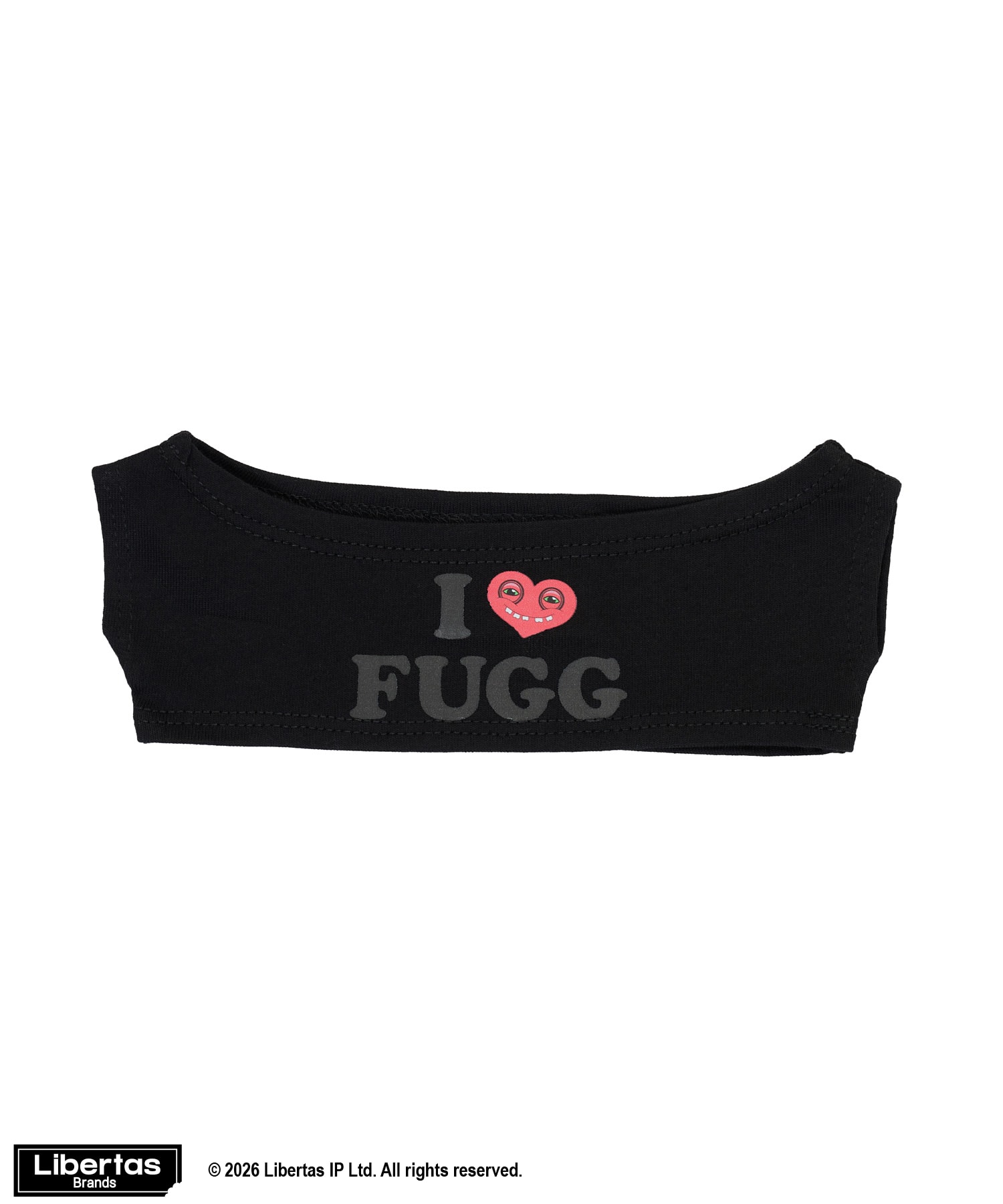 atmos pink x FUGGLER I LOVE FUGGLER LS T-shirt BLACKの画像