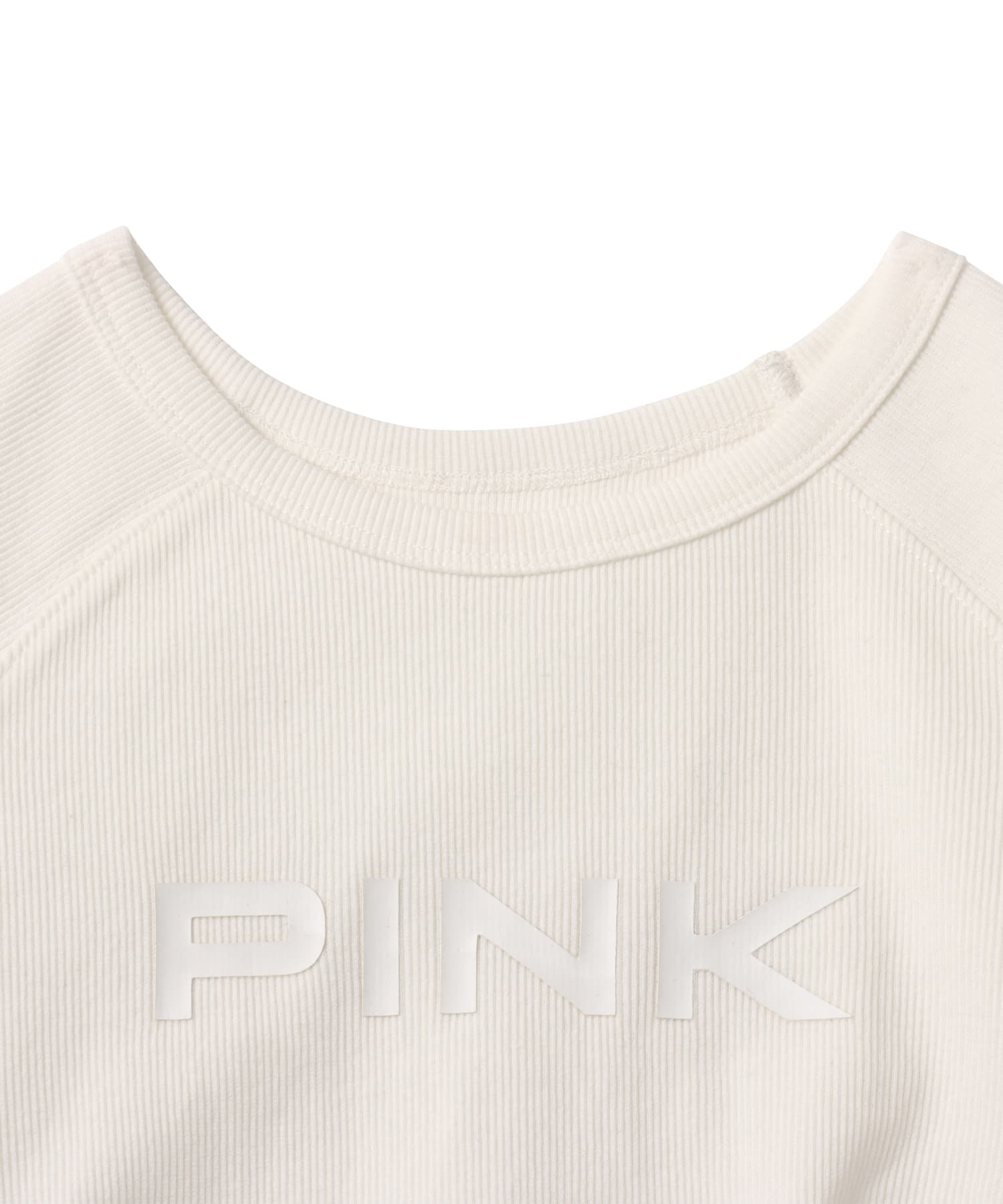 atmos pink Logo T-shirt WHITEの画像