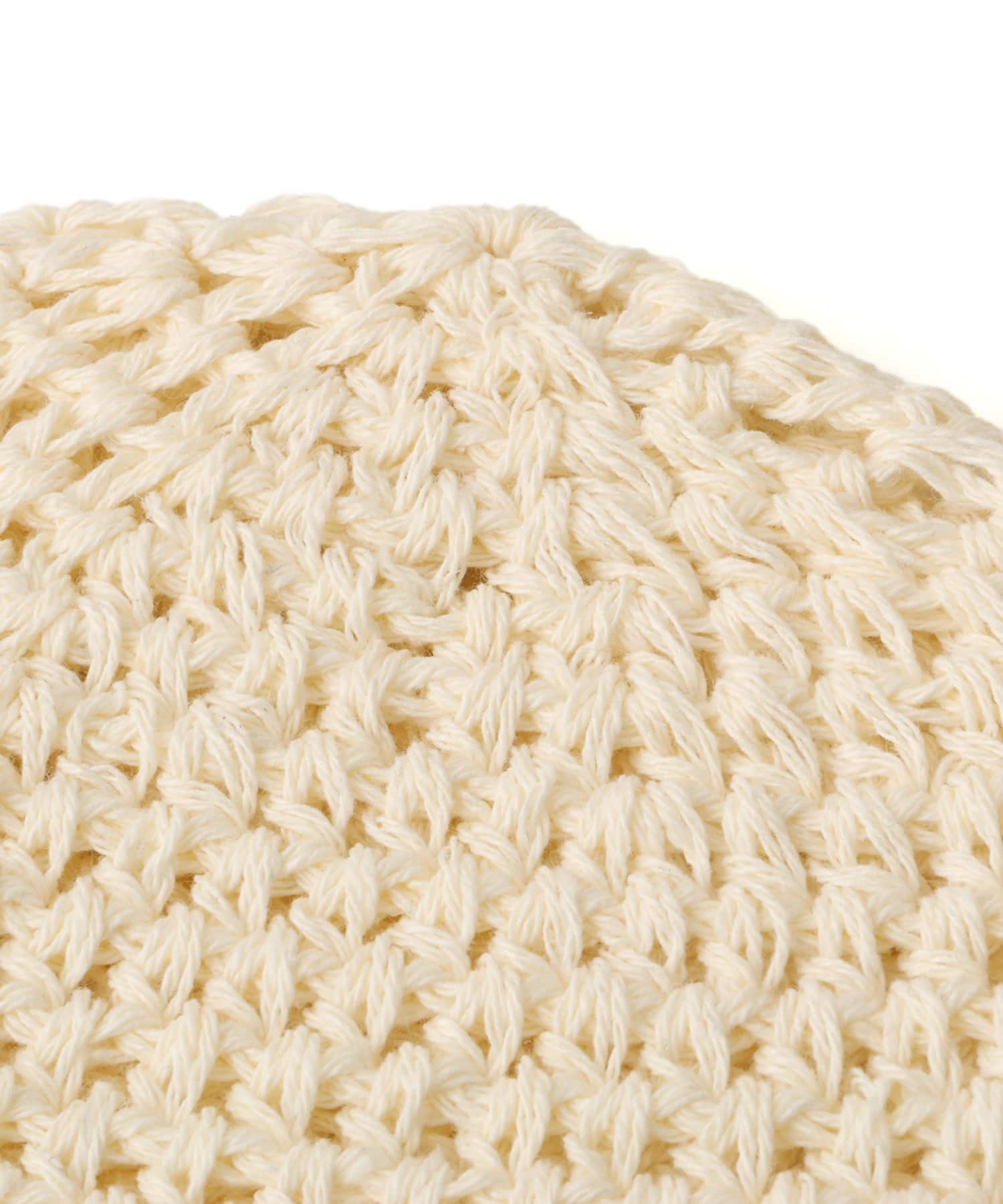atmos pink Crochet Hat IVORYの画像