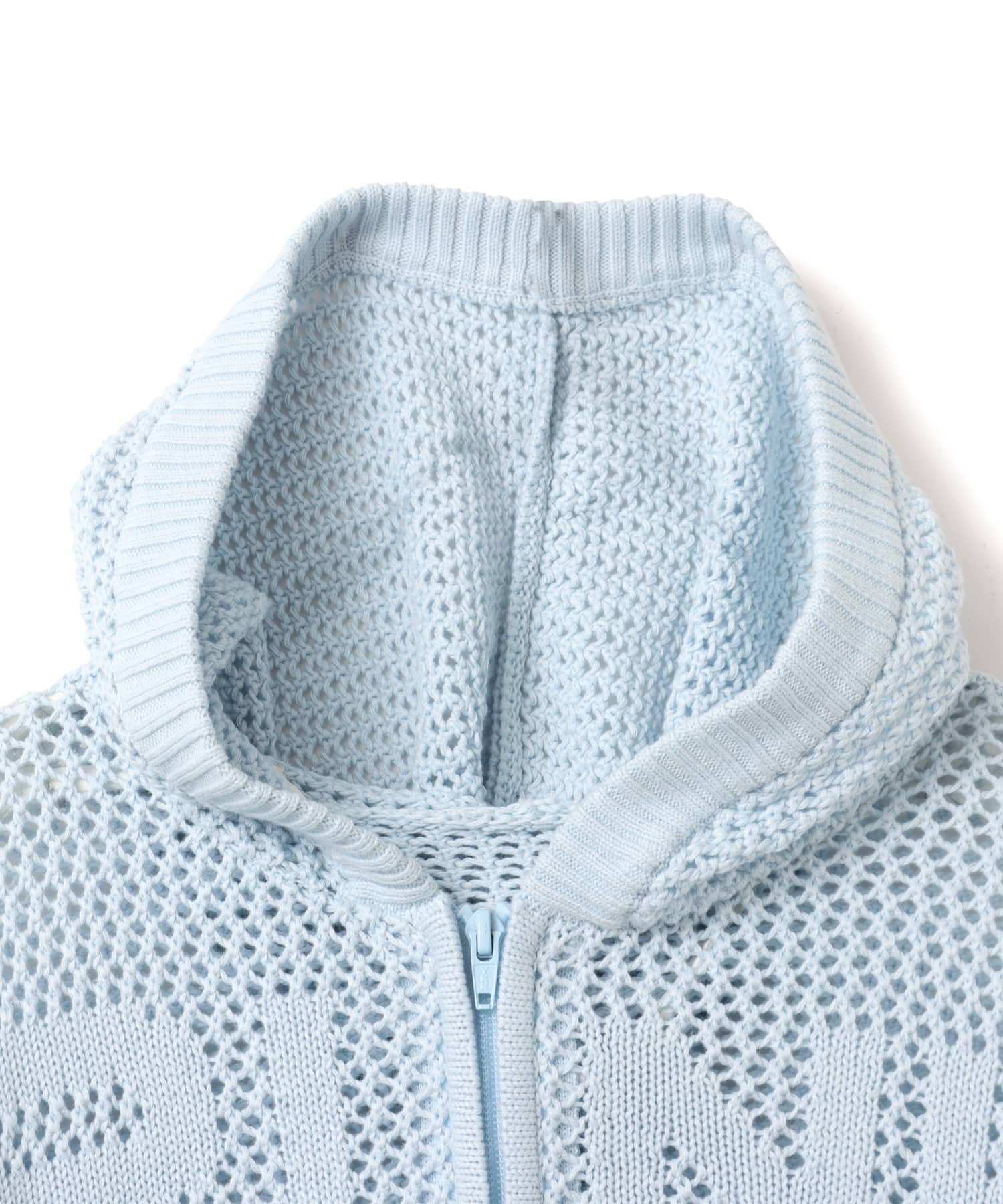 atmos pink Pointelle Knit Zip-up Hoodie SAXの画像