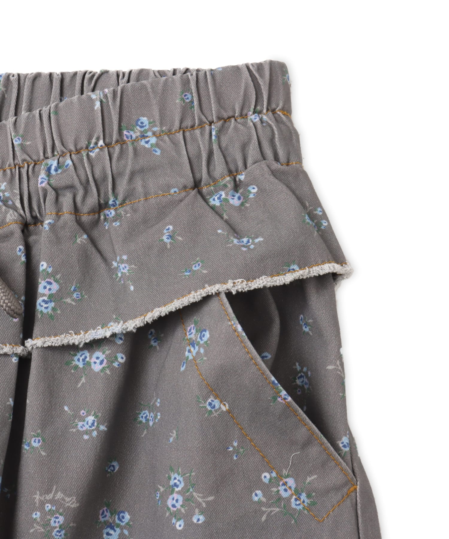 atmos pink Floral Double Knee Frill Pants BLACKの画像