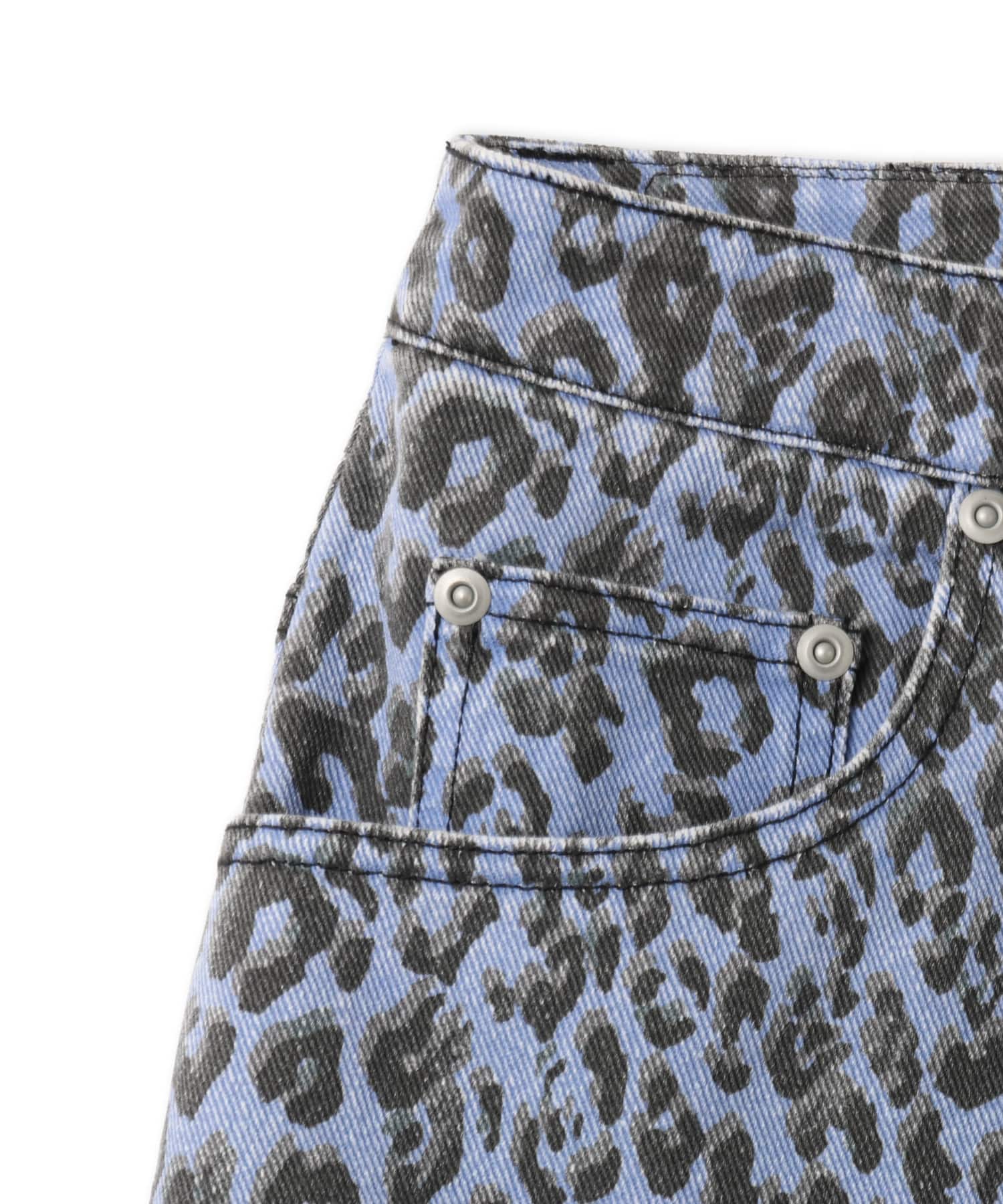 atmos pink Leopard Curve Pants BLUEの画像