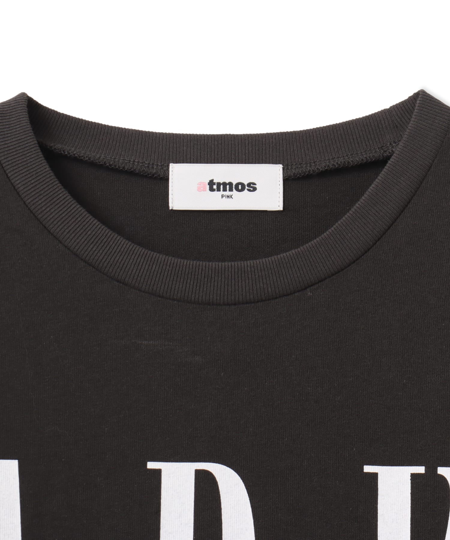 atmos pink Layered Print LS T-shirt BLACKの画像