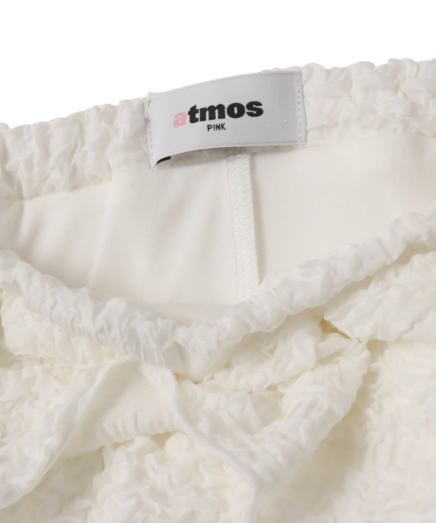 atmos pink Tiered Short Pants WHITEの画像