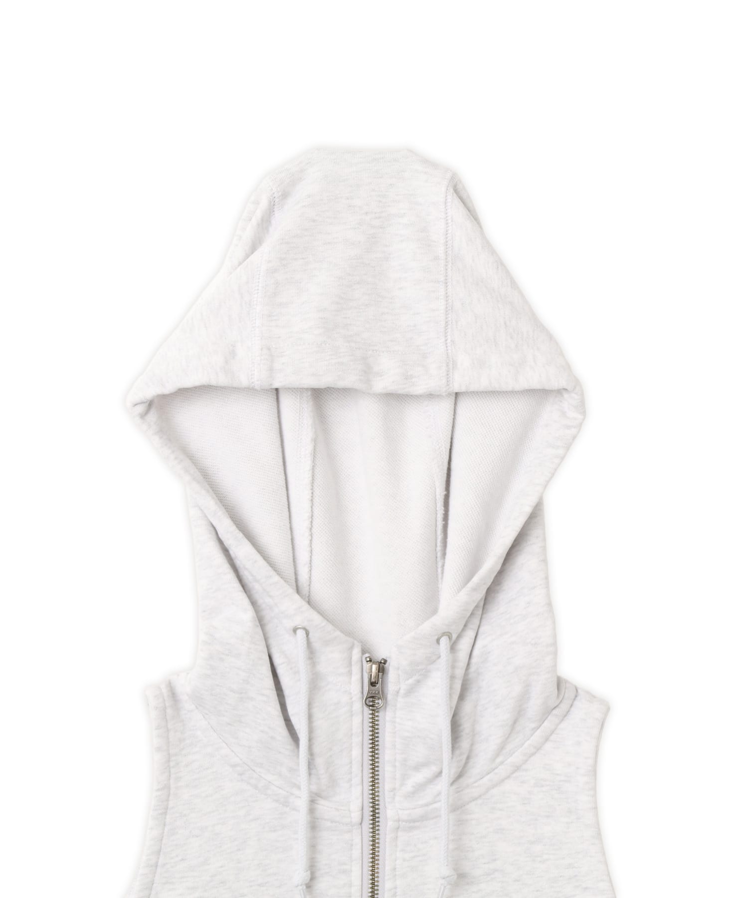 atmos pink No Sleeve Zip-up Hoodie GRAYの画像