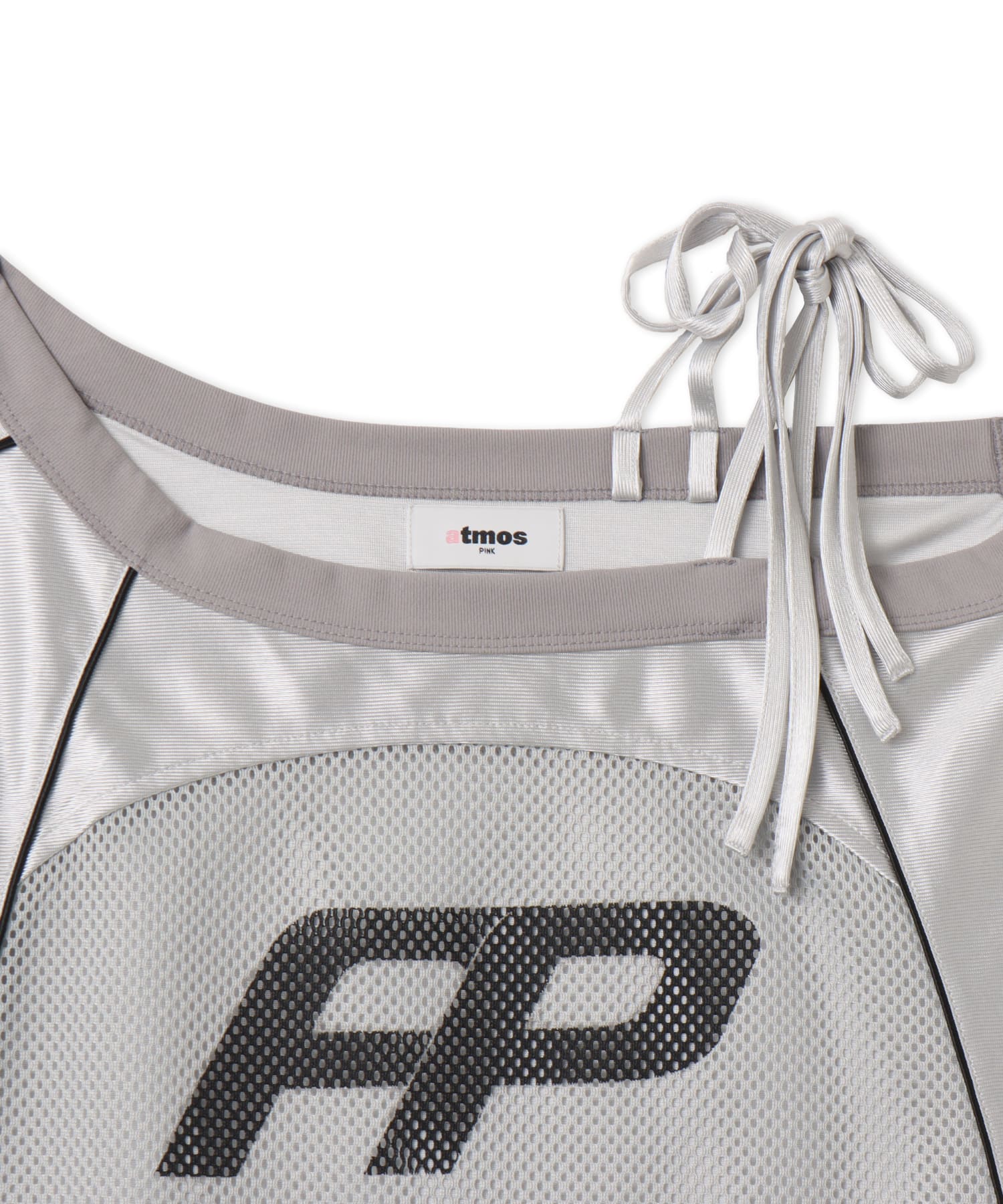 atmos pink Mesh Docking T-shirt GRAYの画像