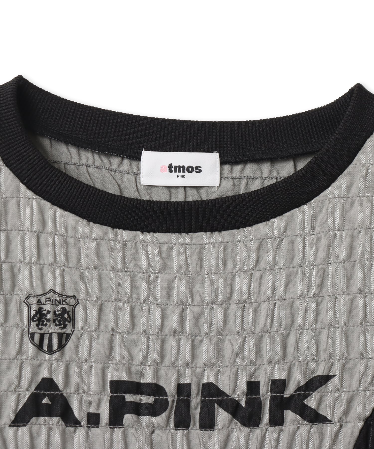 atmos pink Shirring Game T-shirt BLACKの画像