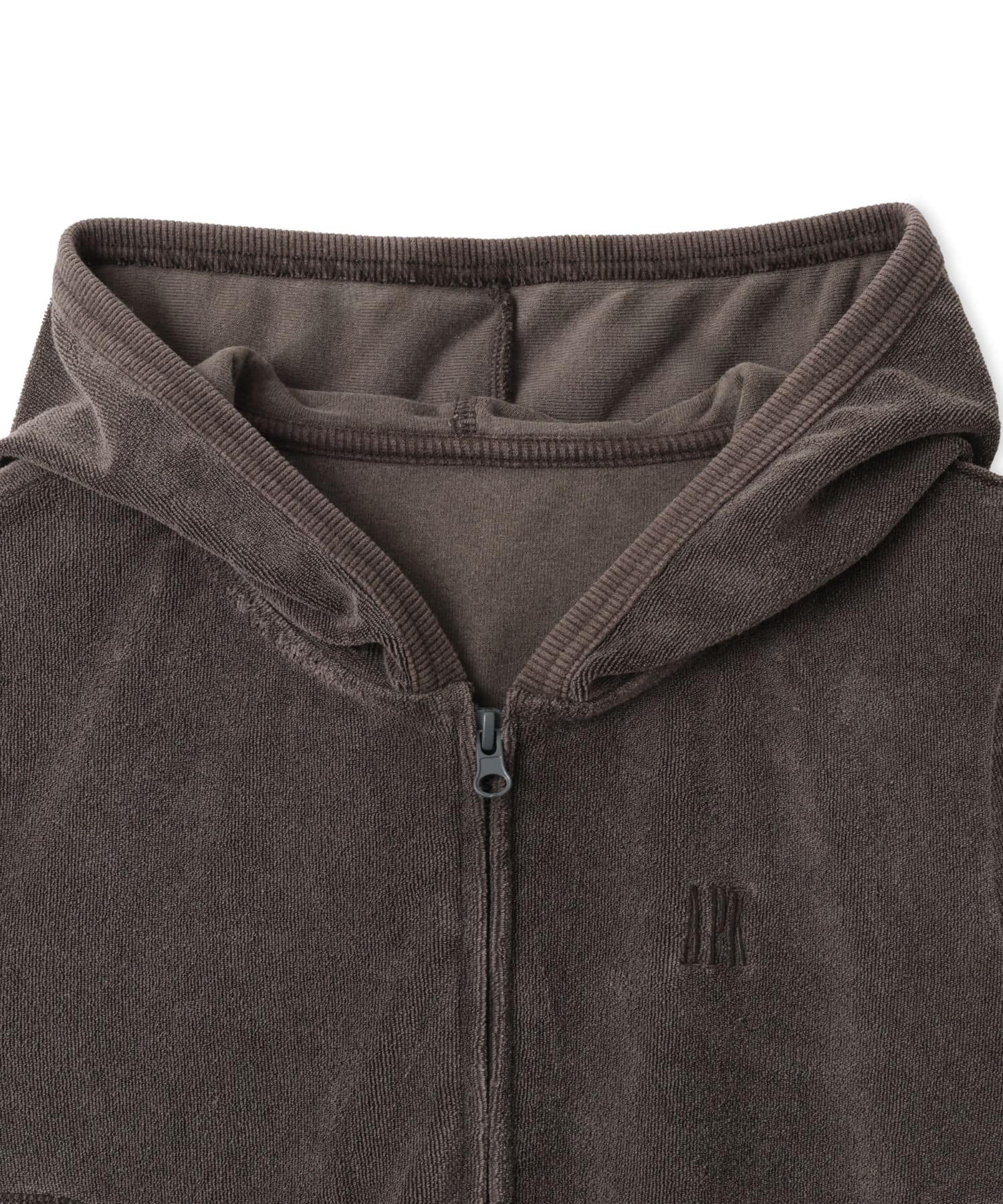 atmos pink Sweat Zip-up SS Hoodie BLACKの画像