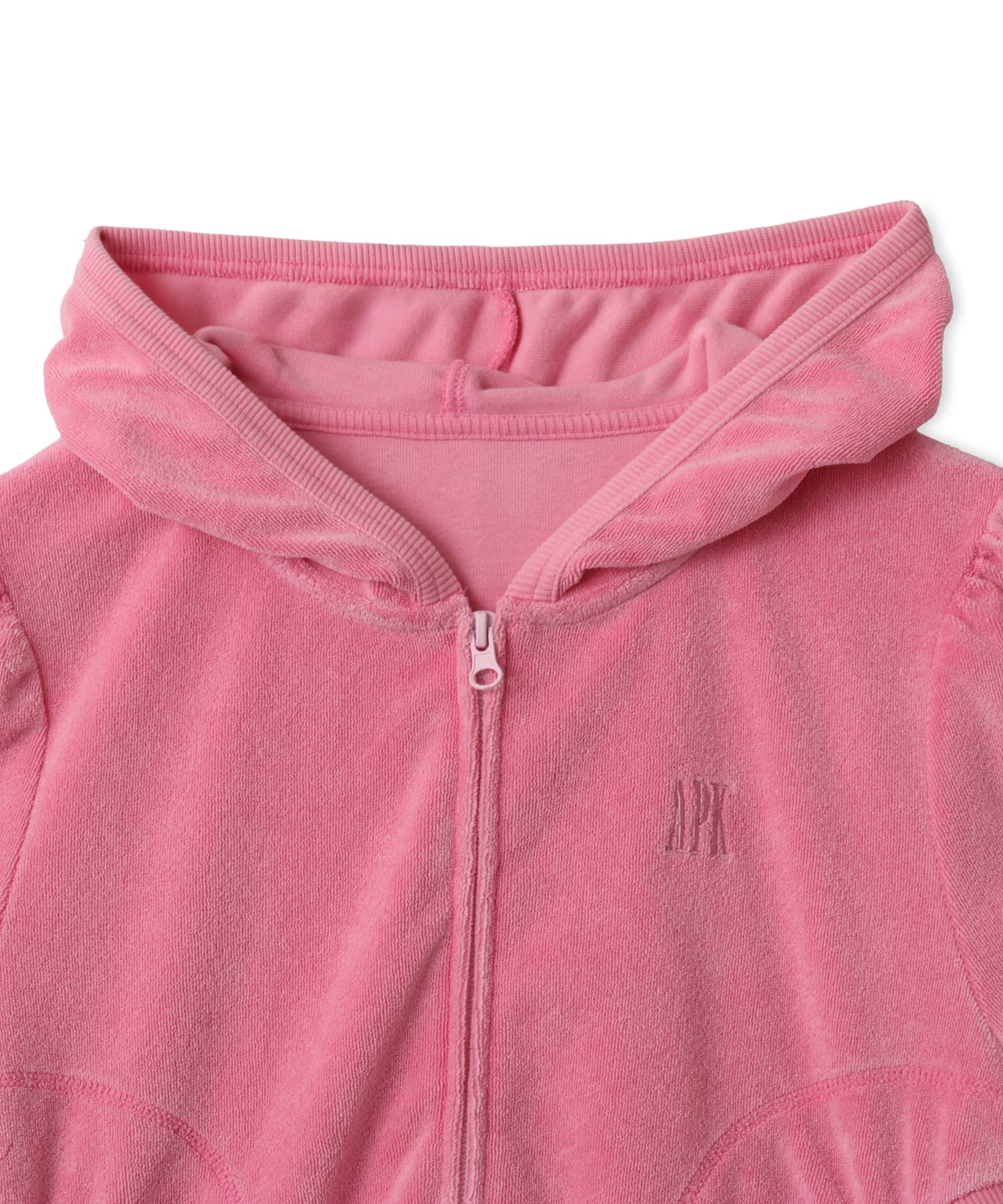 atmos pink Sweat Zip-up SS Hoodie PINKの画像