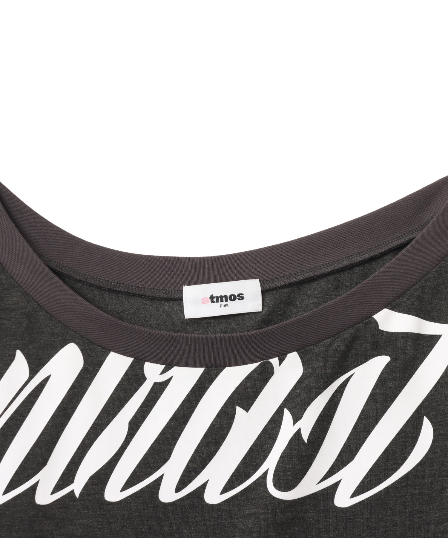 atmos pink Big Logo T-shirt BLACKの画像