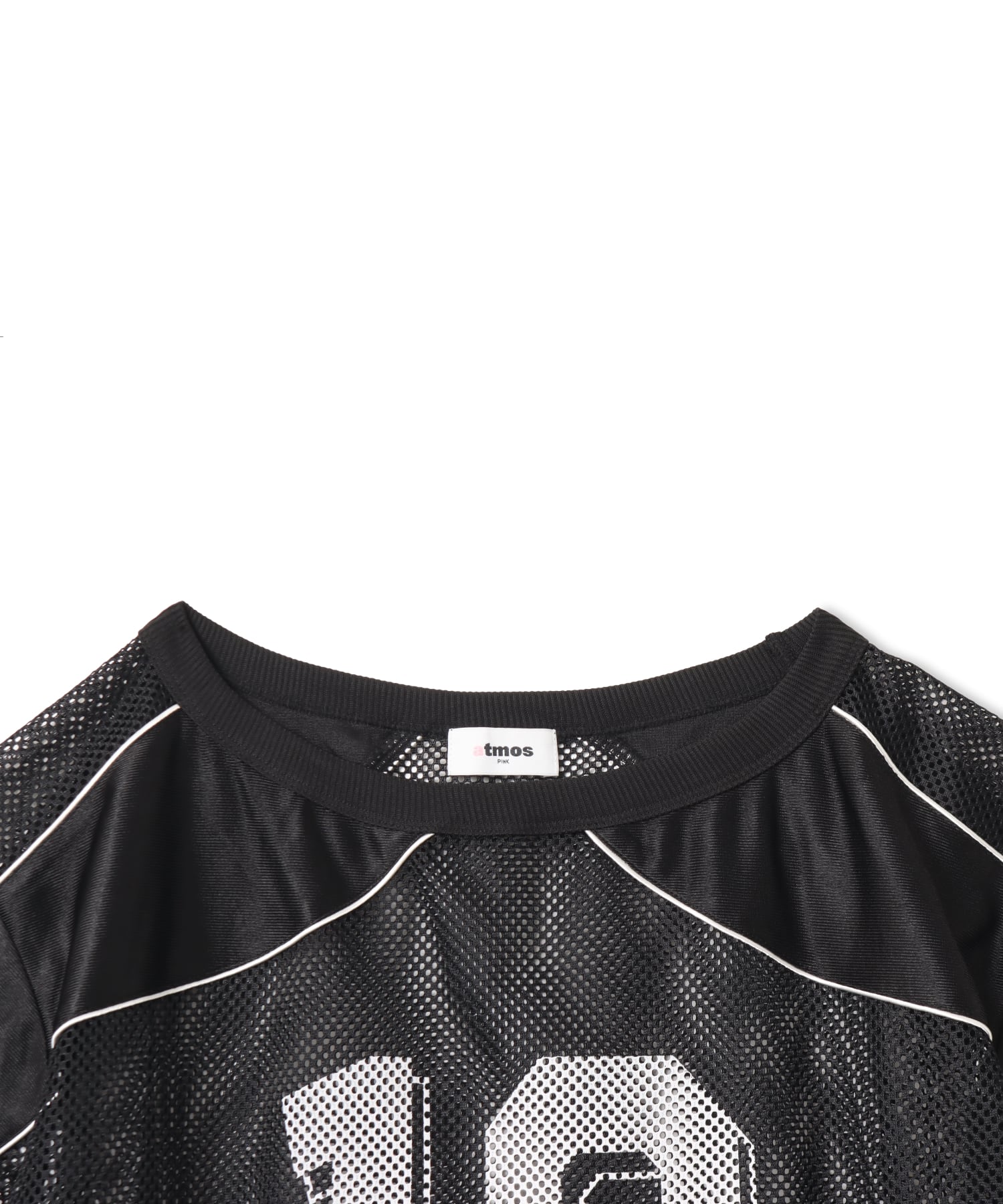 atmos pink Mesh Docking T-shirt BLACKの画像