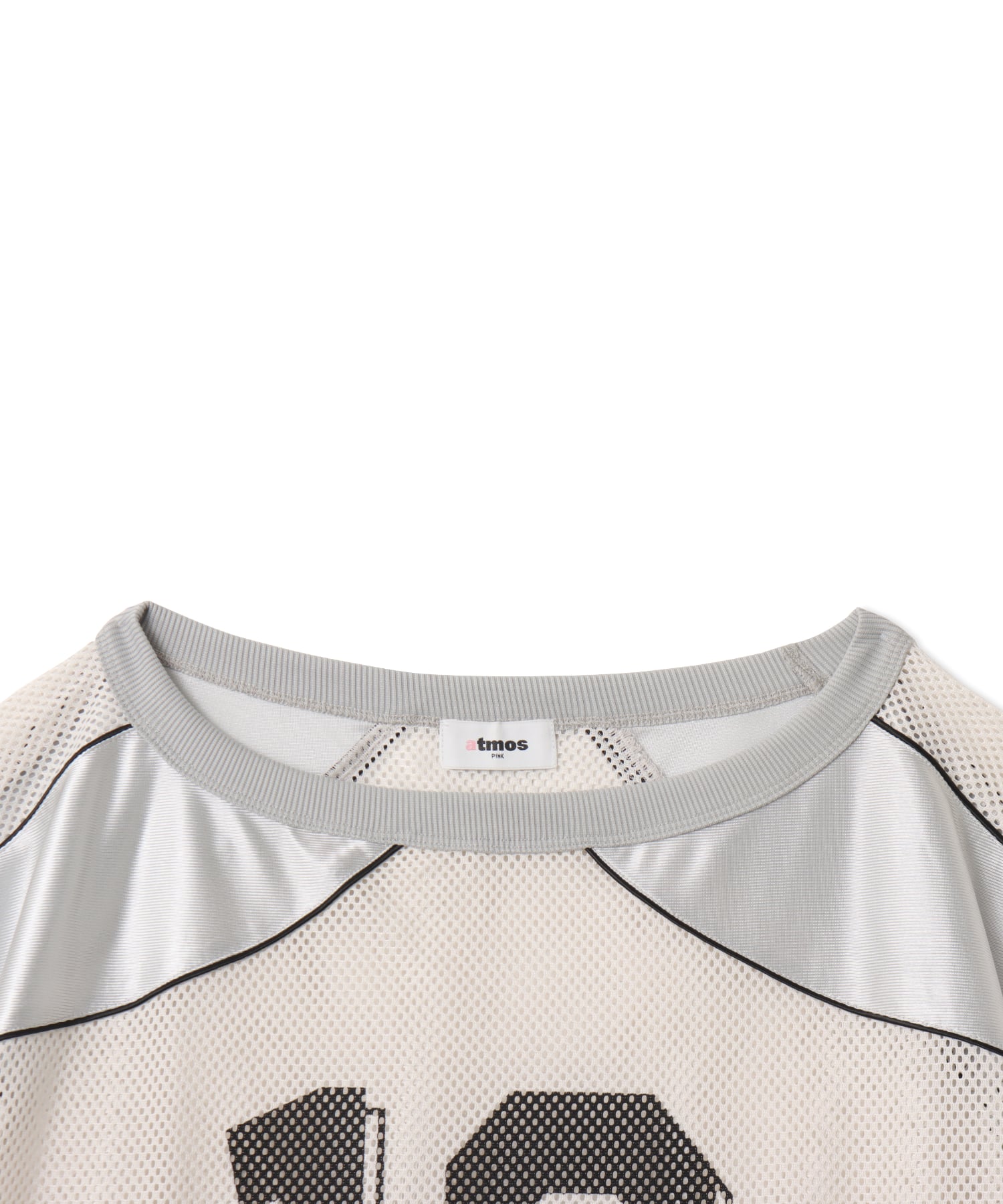 atmos pink Mesh Docking T-shirt GRAYの画像