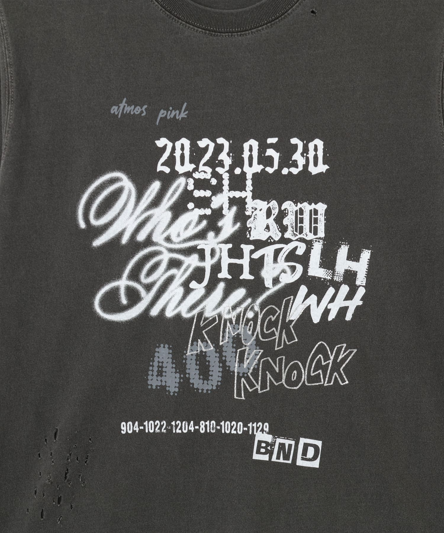 BOYNEXTDOOR x atmos pink T-shirt BLACKの画像