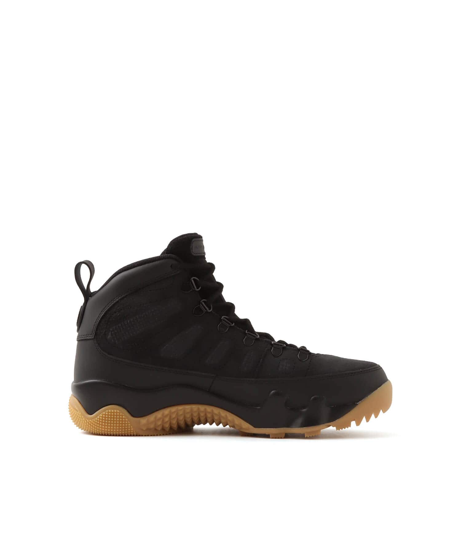 JORDAN BRAND AIR JORDAN 9 RETRO BOOT NRG BLACK/BLACK-GUM LIGHT BROWNの画像