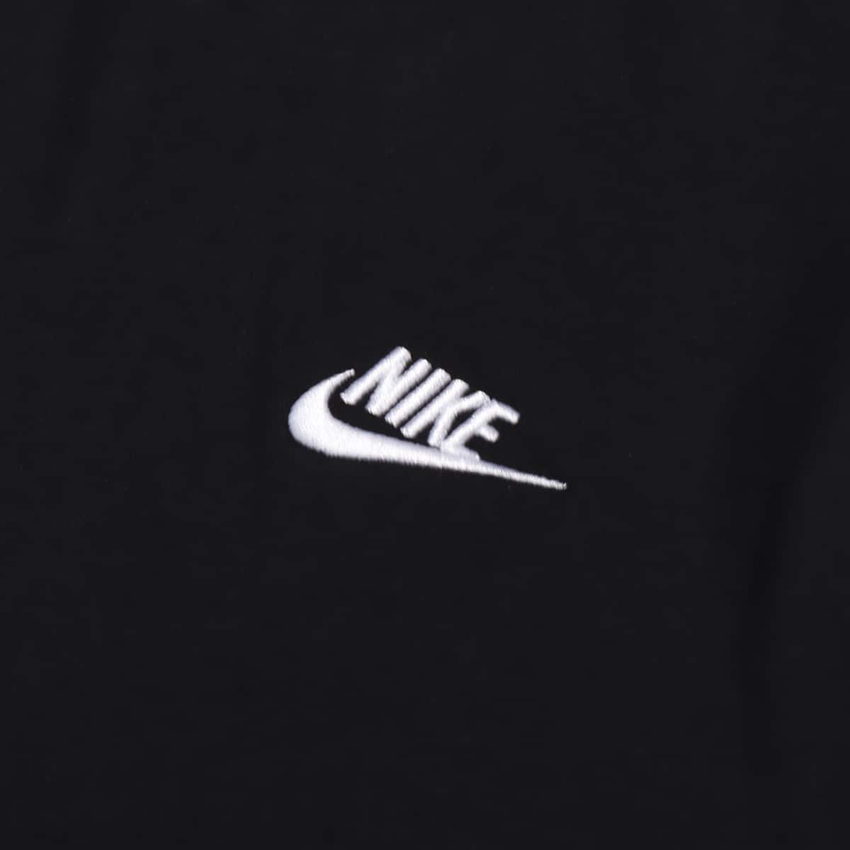 NIKE AS M NSW CLUB TEE - LS BLACK/WHITEの画像