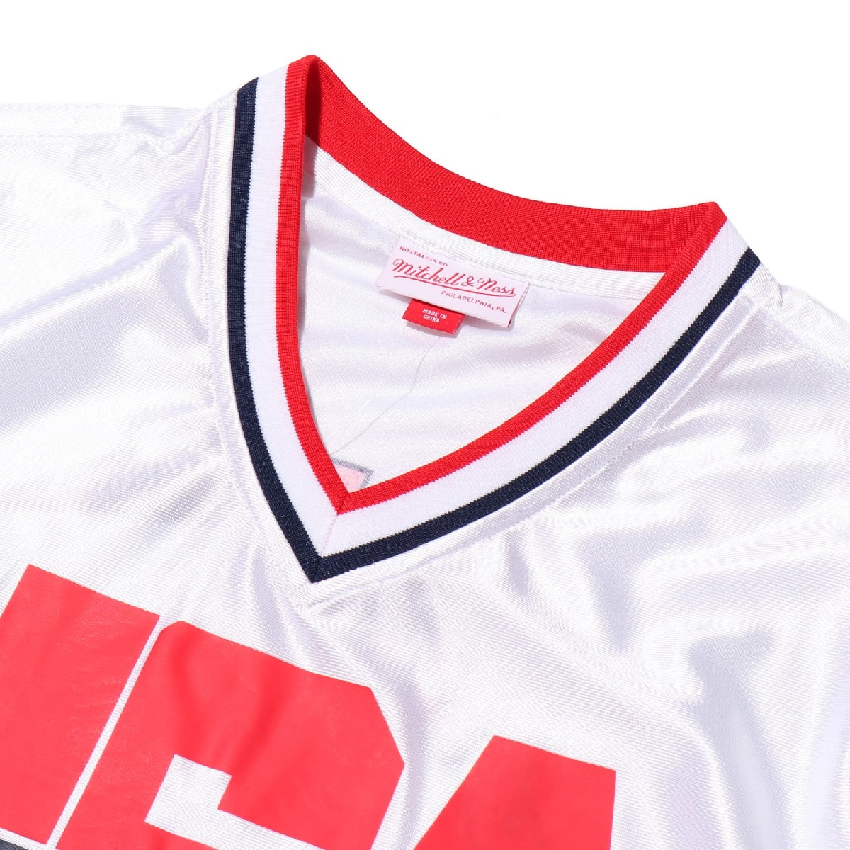 Mitchell & Ness Auth Shooting Shirts USA92-#9 M.Jordan WHITE 19FW-Iの画像