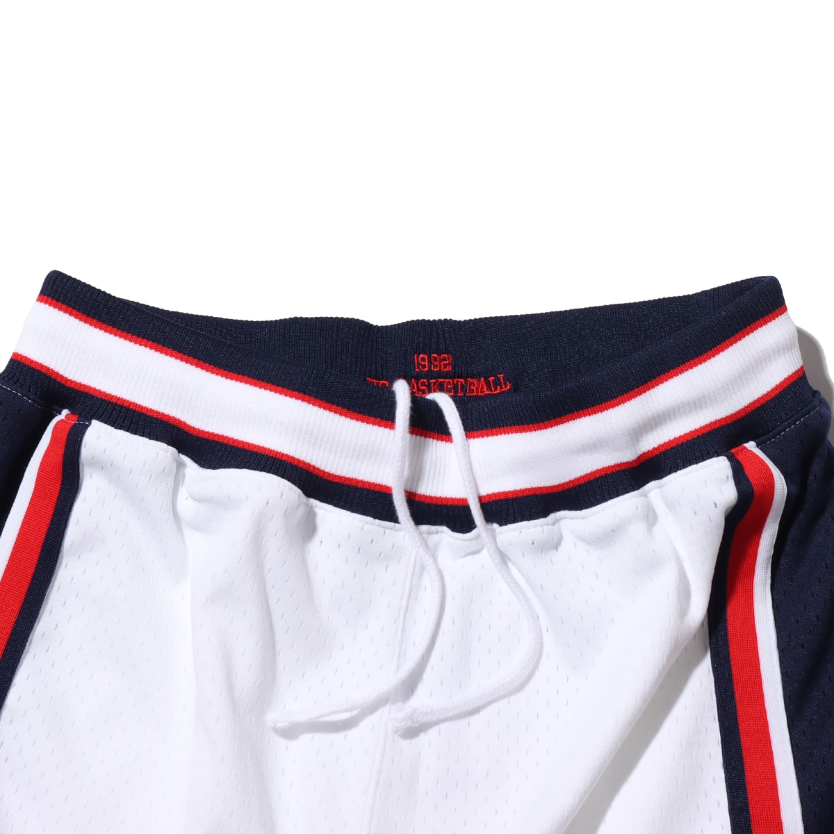 Mitchell & Ness NBA AUTHENTIC SHORTS WHITE USA 92 WHITE 20SU-I