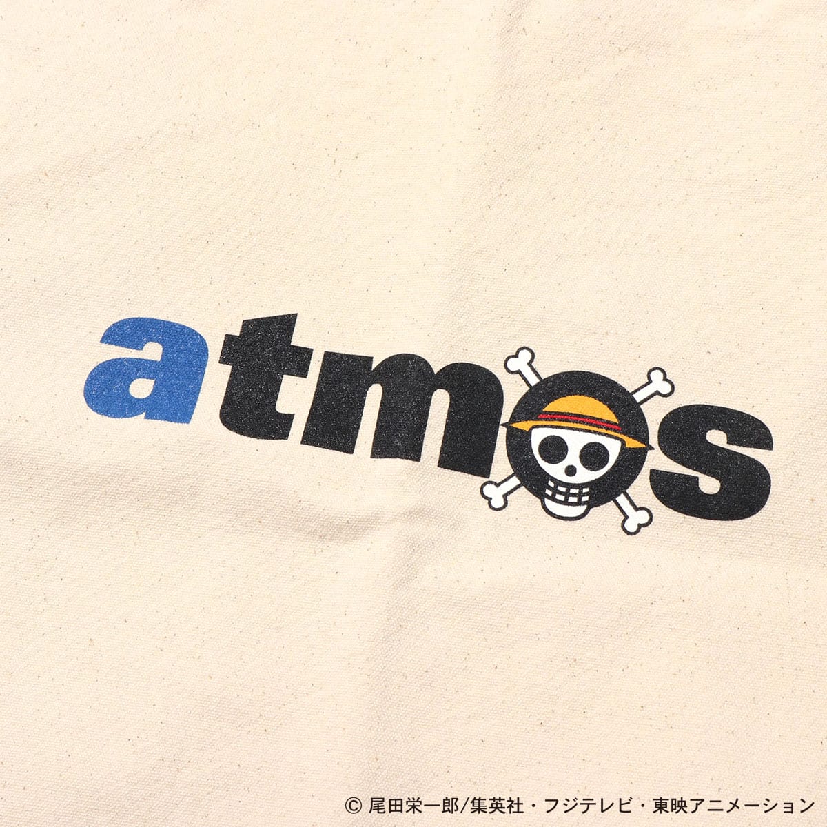 Atmos X One Piece Logo Tote ナチュラル 19fa S