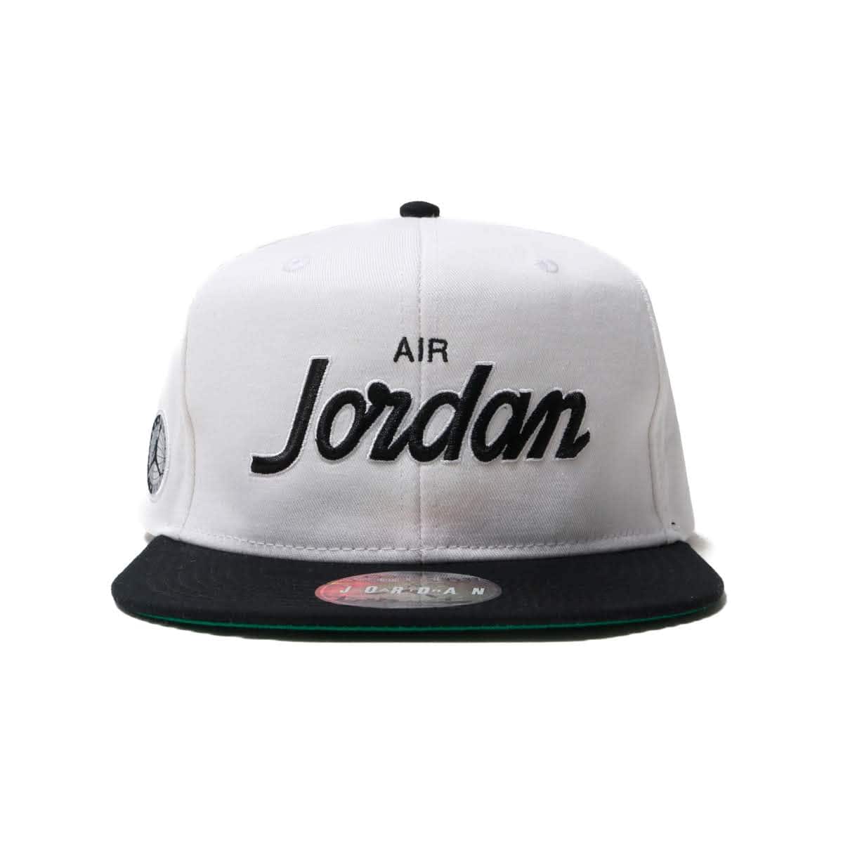 JORDAN BRAND JORDAN PRO SCRIPT CAP WHITE/BLACK/PINE GREEN 19SP-Iの画像