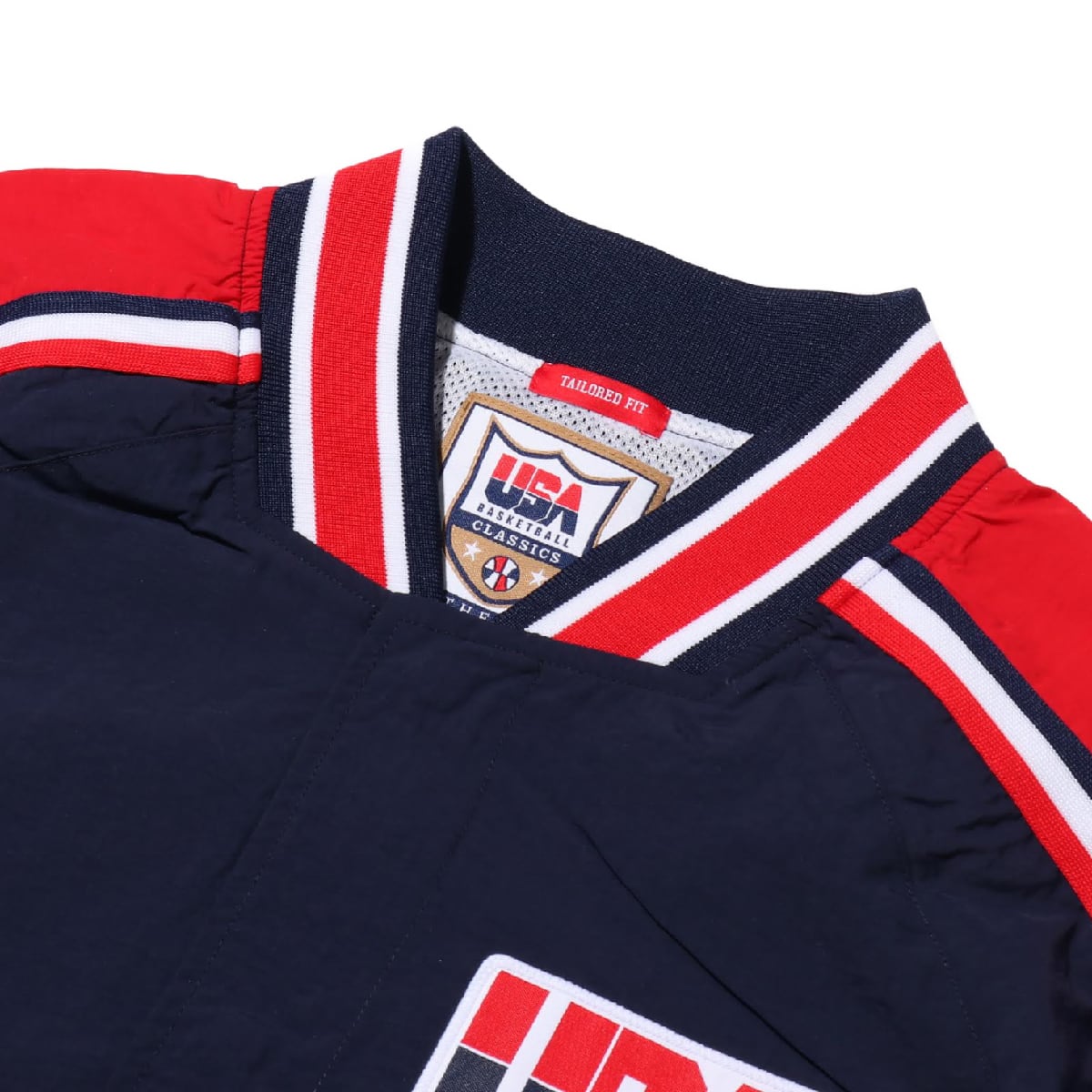 Mitchell & Ness Auth WU Jacket - USA92 M.Jordan NAVY 19FW-Iの画像
