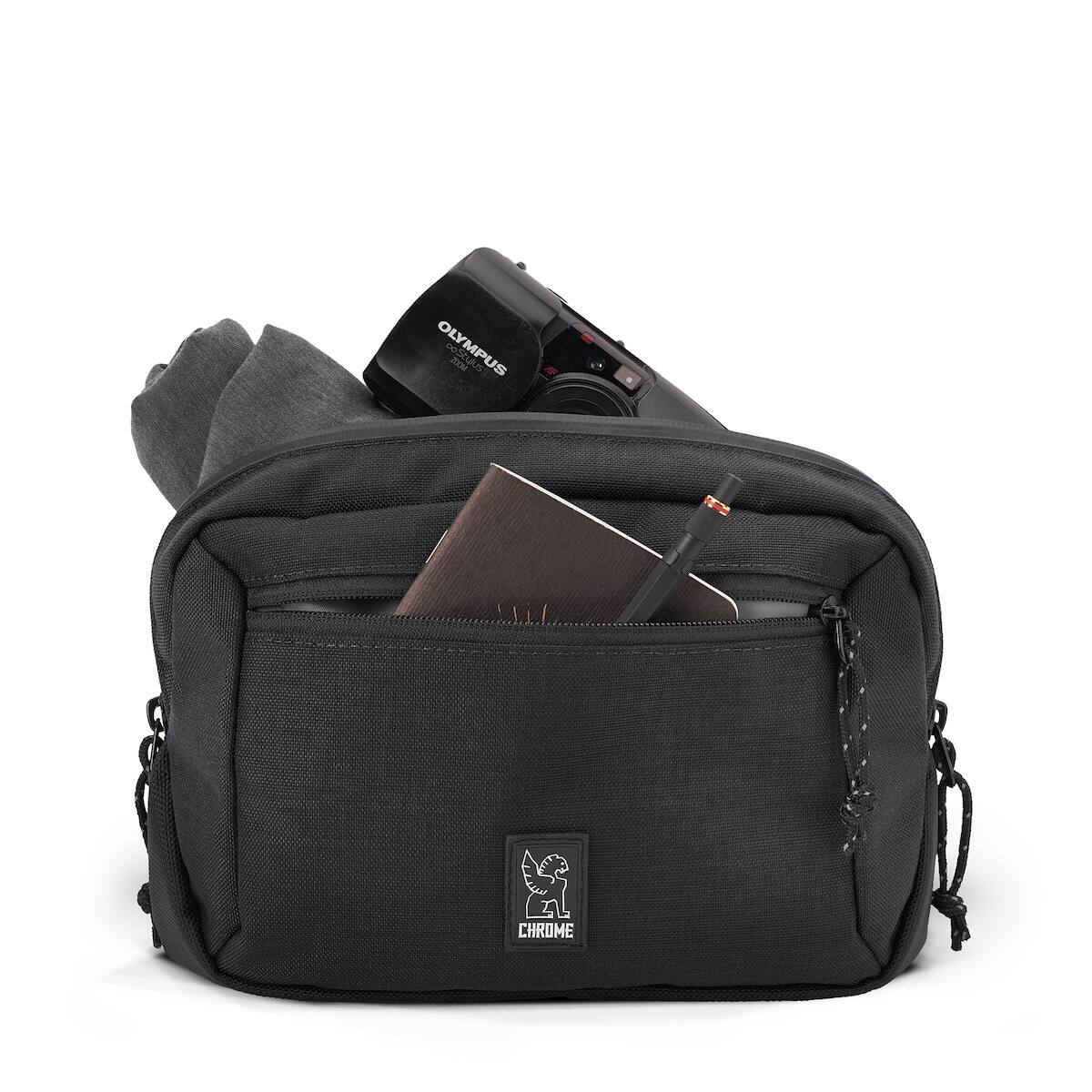 CHROME ZIPTOP WAISTPACK BLACK 22SP-Iの画像