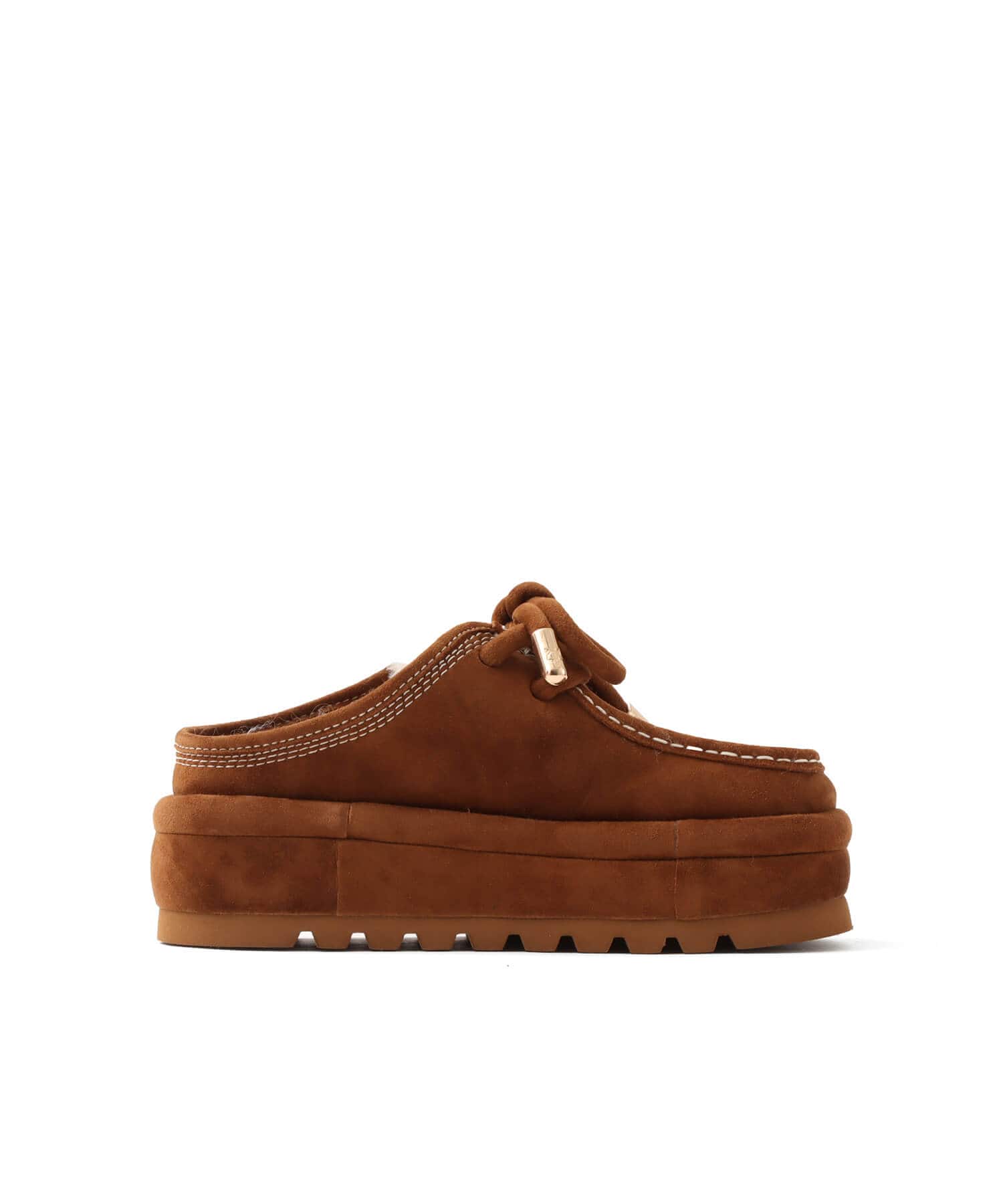 NAKED WOLFE BLIZZARD TAN SUEDE/SHEARINGの画像