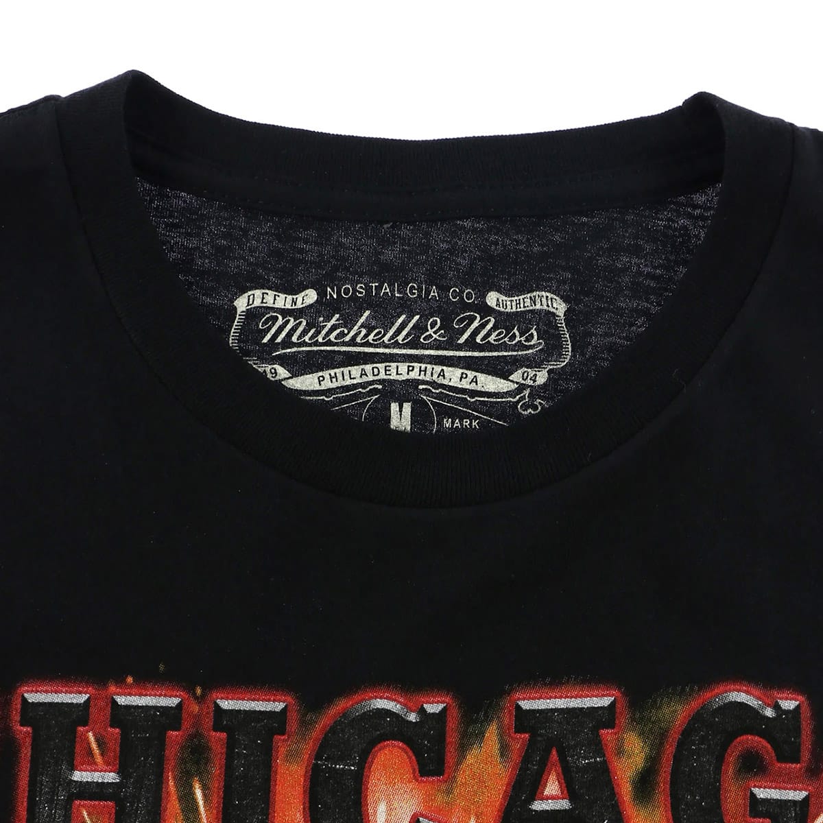 Mitchell & Ness Bulls Tee BLACK 23SS-S