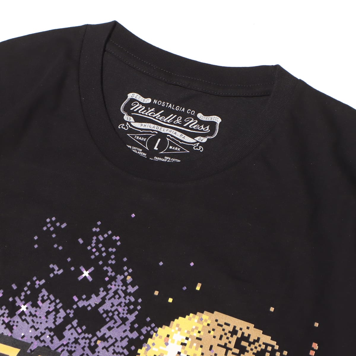 Mitchell & Ness NBA GAMEVERSE TEE LAKERS BLACK 23FW-Iの画像