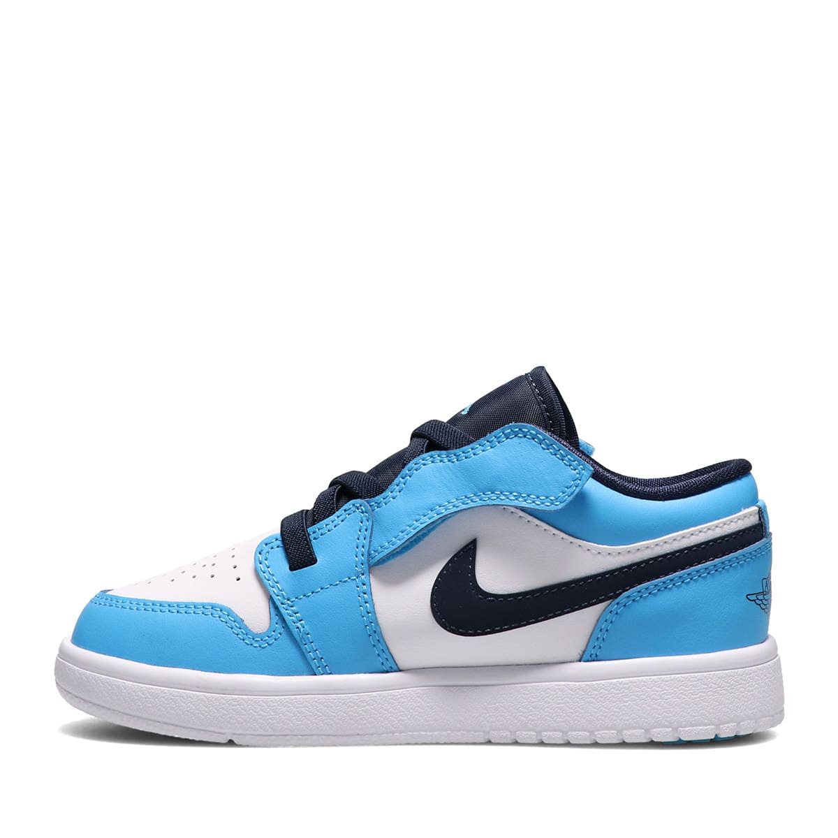 JORDAN BRAND JORDAN 1 LOW ALT (PS) WHITE/DK POWDER BLUE-OBSIDIAN 21FA-Iの画像
