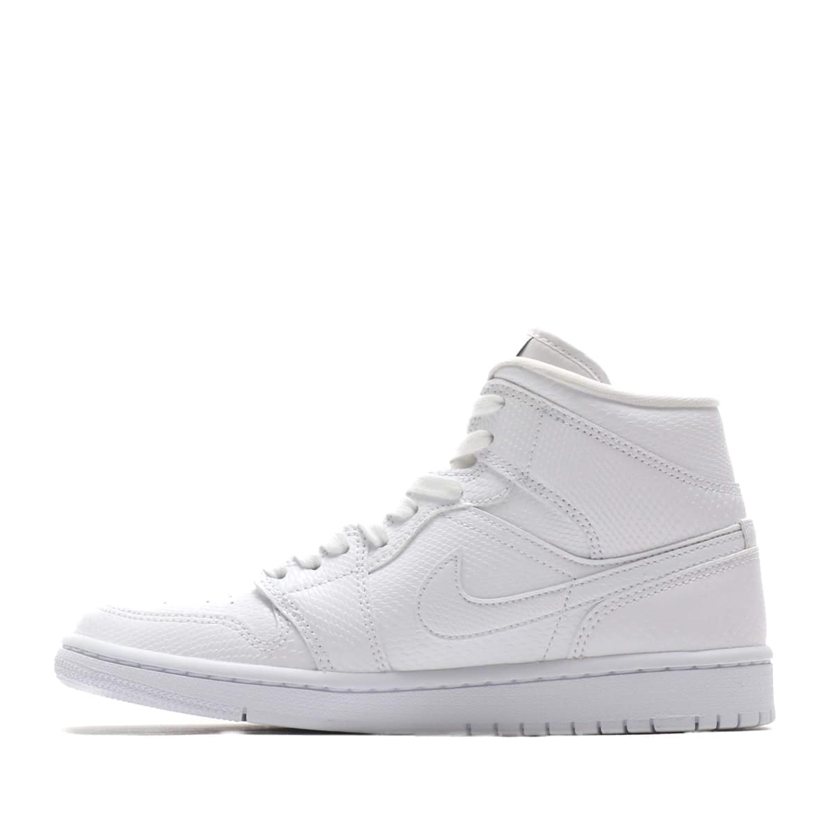 JORDAN BRAND WMNS AIR JORDAN 1 MID WHITE/WHITE 21SU-S