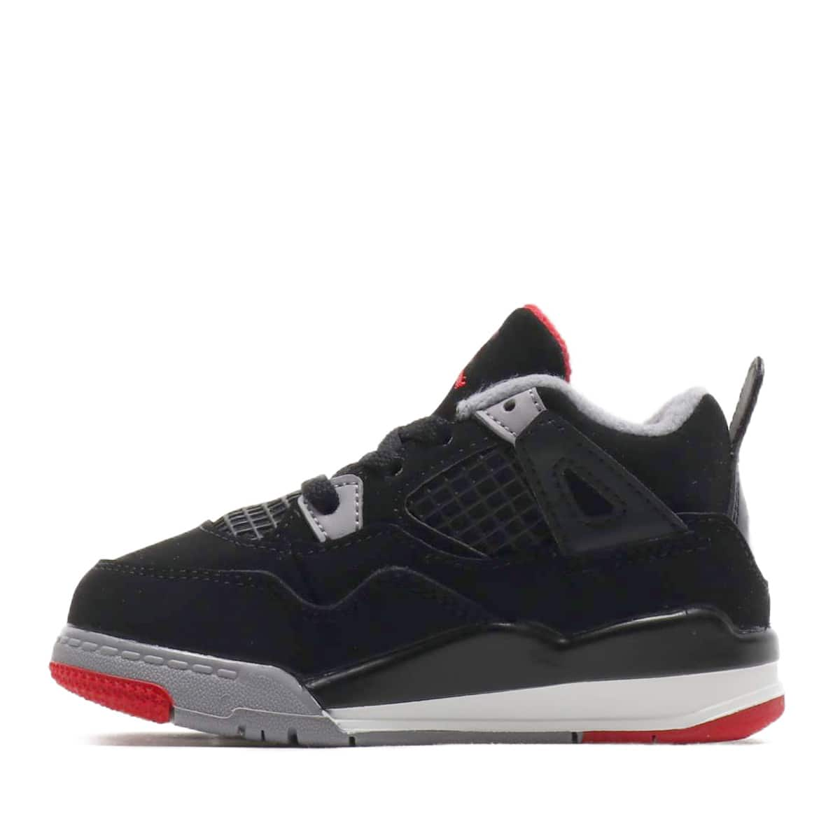 JORDAN BRAND JORDAN 4 RETRO TD BLACK/FR RED-CMNT GRY-SMMT WHT 19SU-S