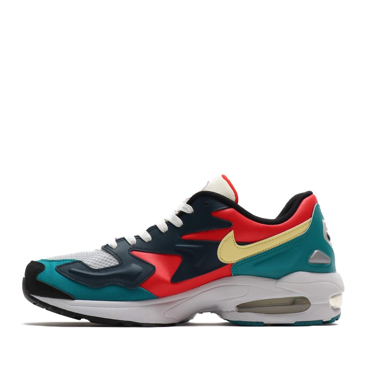 NIKE AIR MAX2 LIGHT SP HABANERO RED/ARMORY NAVY RADIANT EMERALD SU S