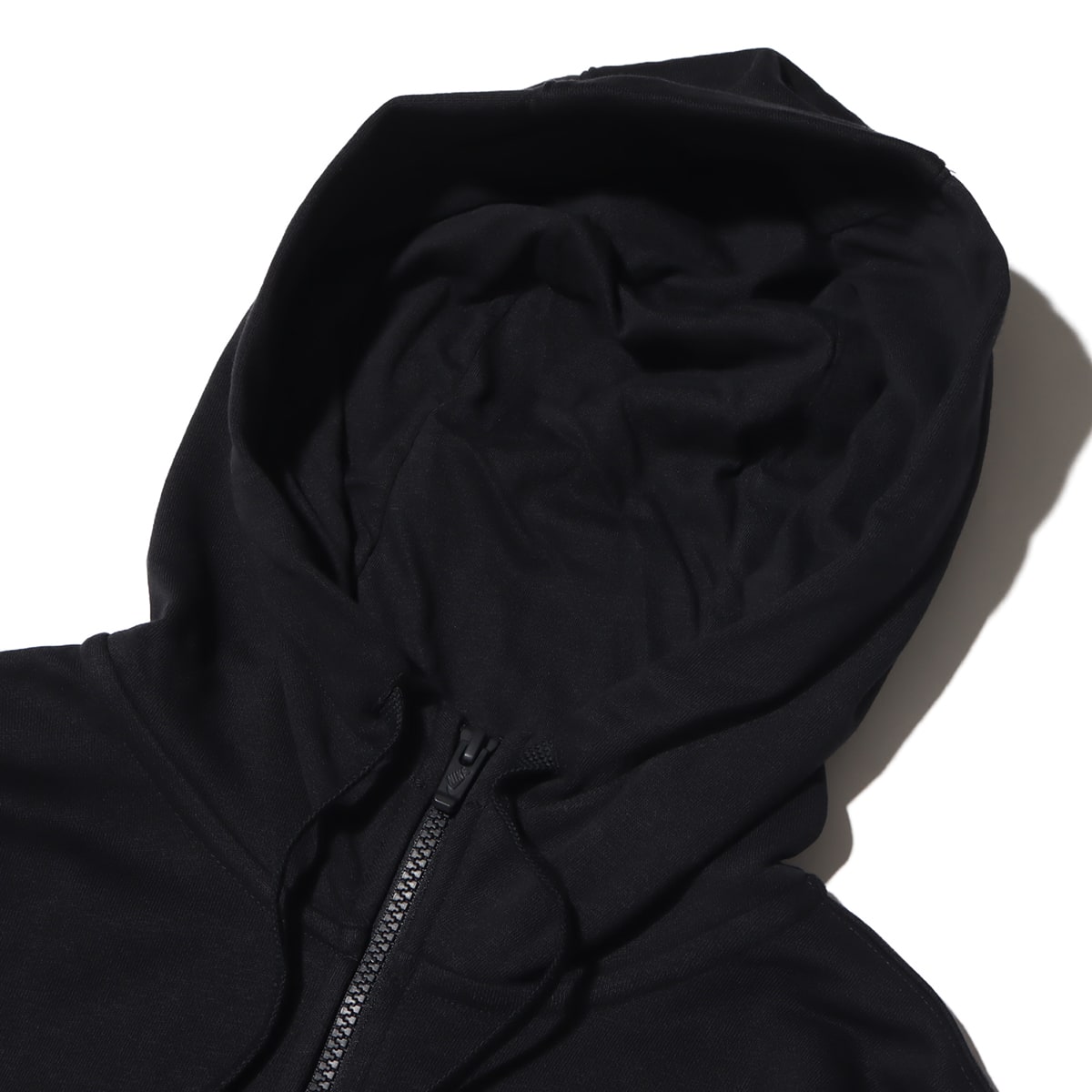 NIKE AS M NSW CLUB HOODIE FZ FT BLACK/BLACK/WHITE 23HO-Iの画像