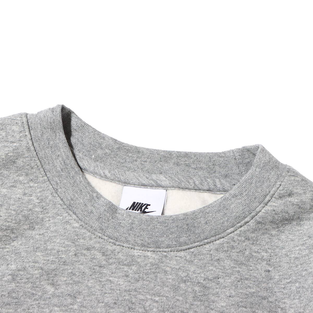 NIKE AS M NSW CLUB CRW BB DK GREY HEATHER/WHITEの画像
