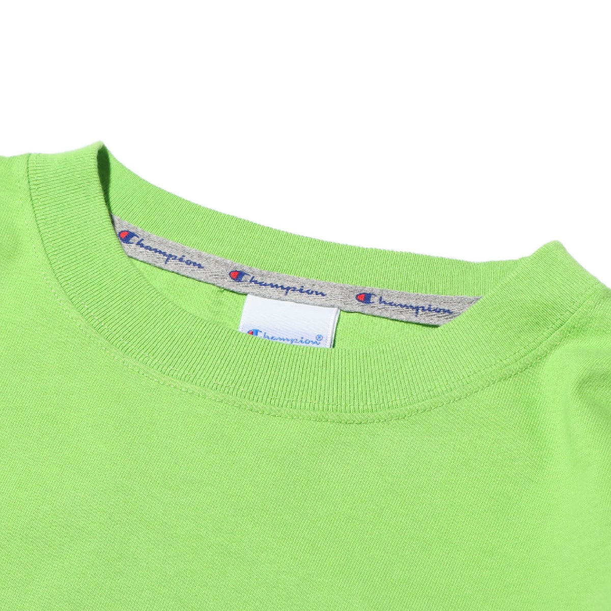 Champion LONG SLEEVE T-SHIRT ライム 19FW-Iの画像