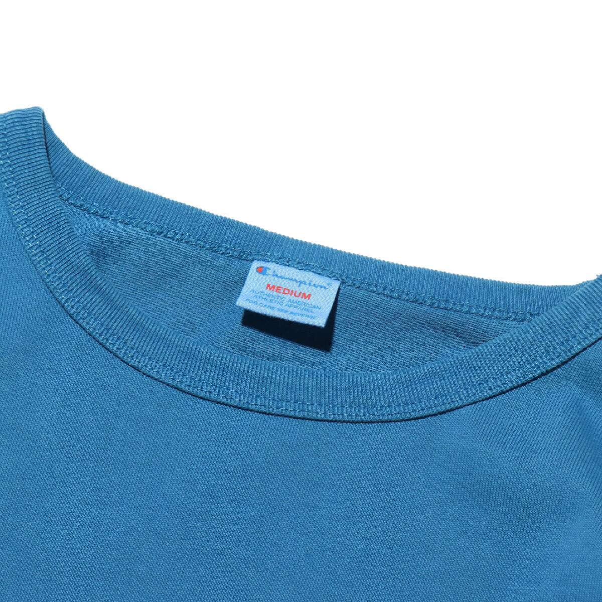 Champion L/S POCKET T-SHIRT BLUEGREEN 20SS-Iの画像