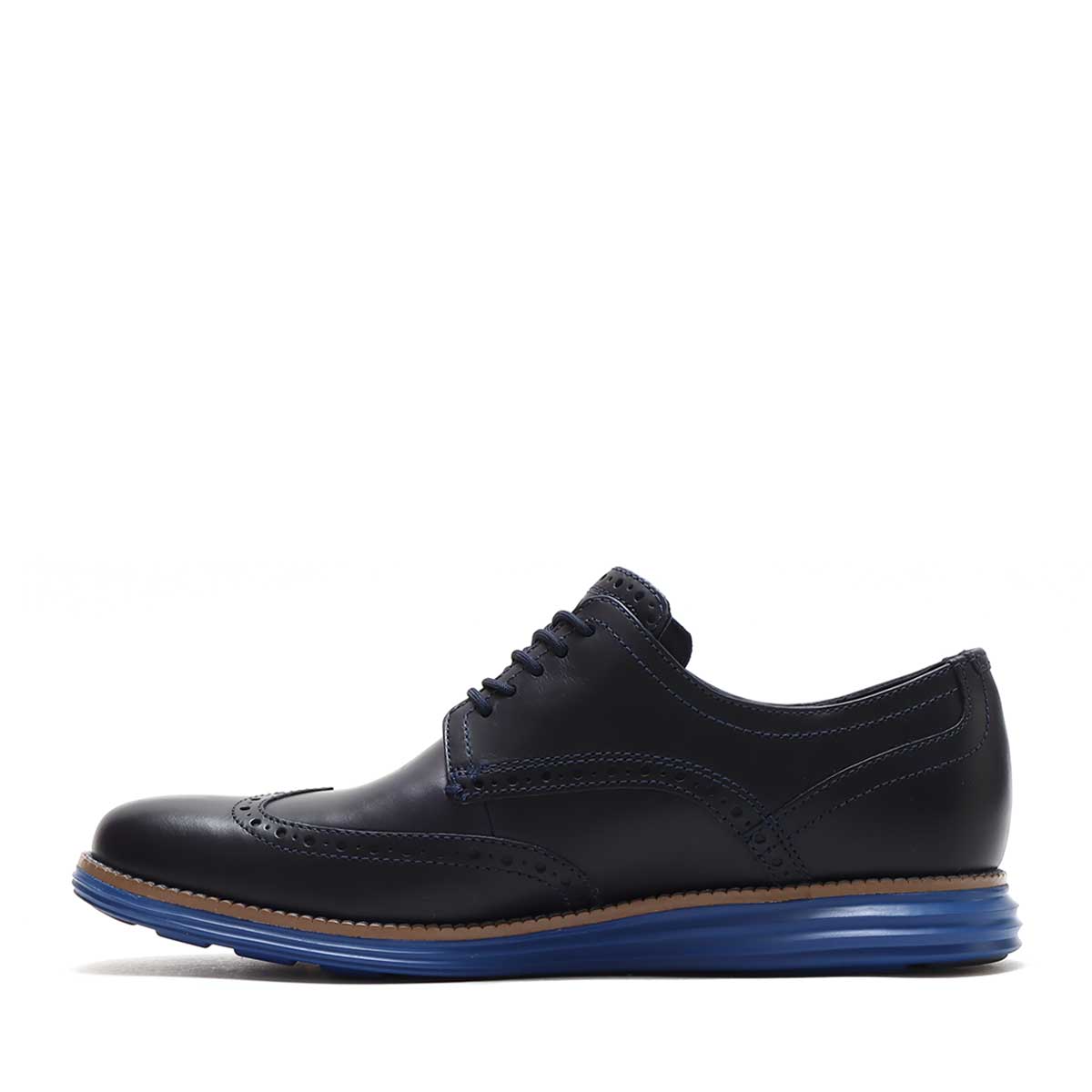 COLE HAAN ORIGINALGRAND WINGTIP OXFORD NAVY BLAZER/SODALITE BLUE