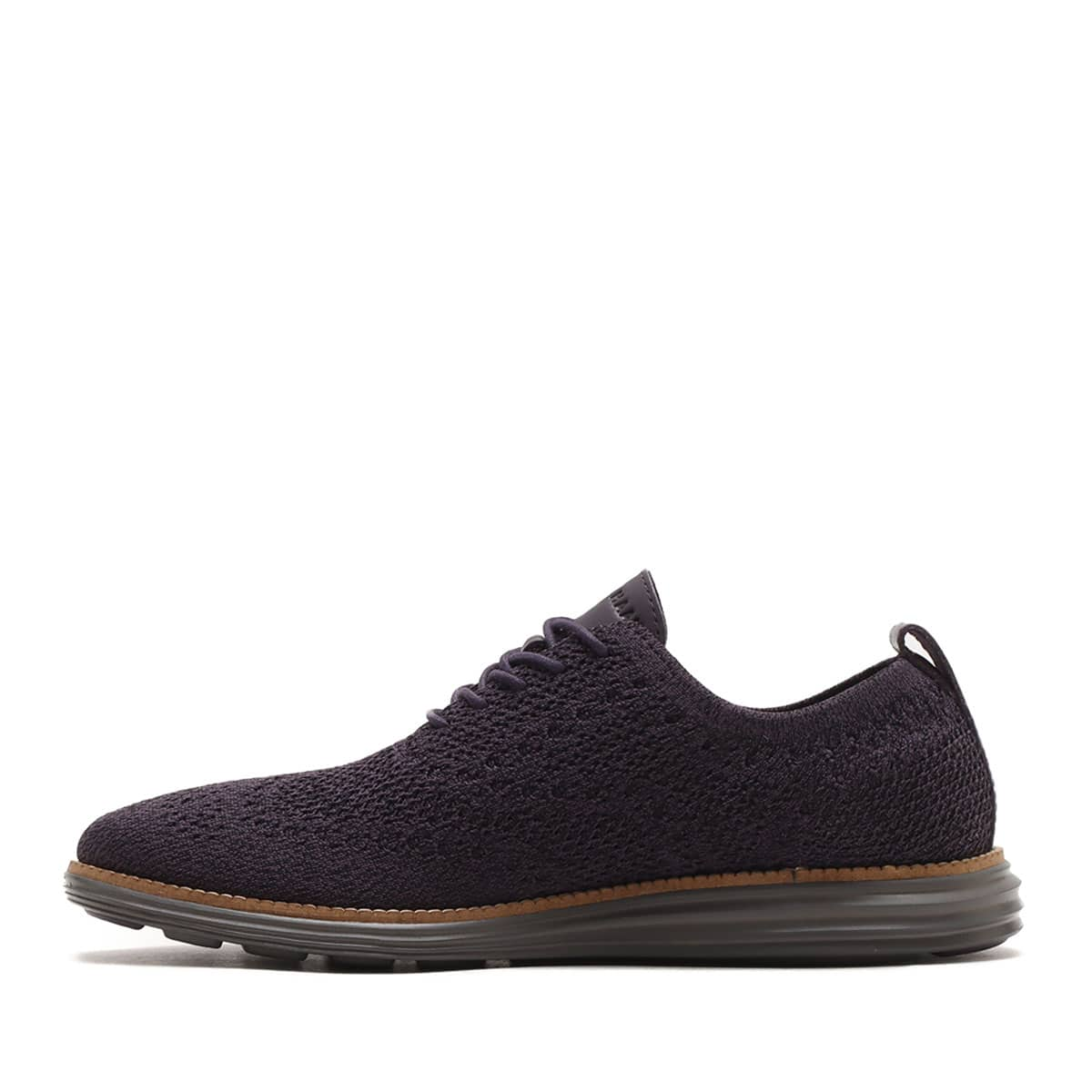 COLE HAAN ORIGINALGRAND STITCHLITE WINGTIP OXFORD NIGHTSHADE/BLACK