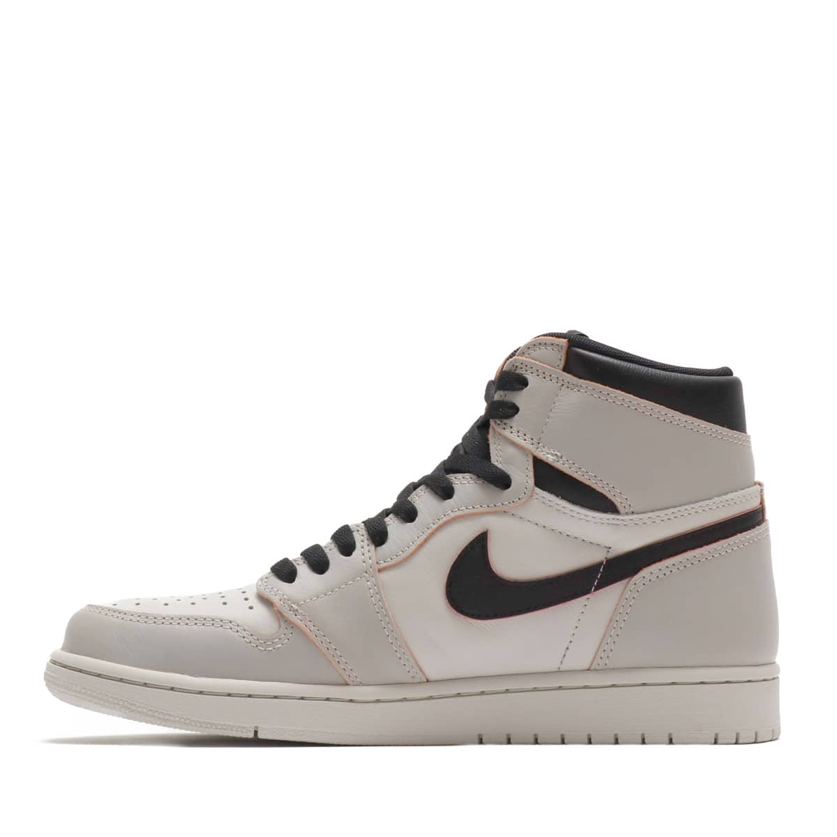 JORDAN BRAND AIR JORDAN 1 HIGH OG DEFIANT LT BONE/BLK-CRMSN TNT-HYPR PNK 19SU-Sの画像