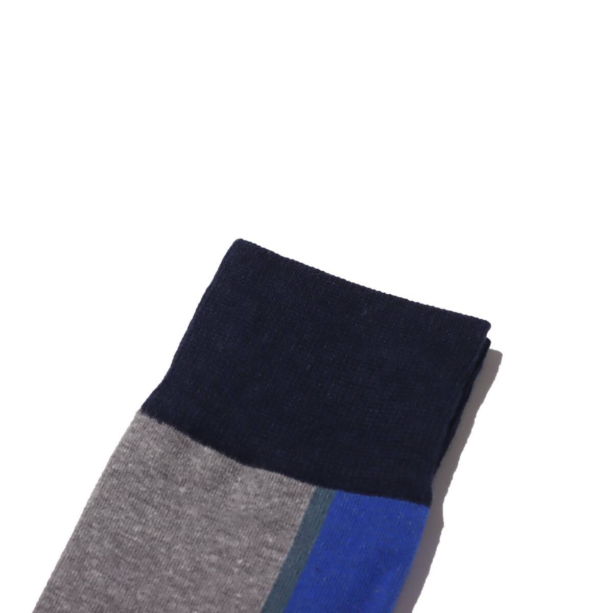 CHICSTOCKS CENTER LINE Light Gray×Navy 20HO-Iの画像