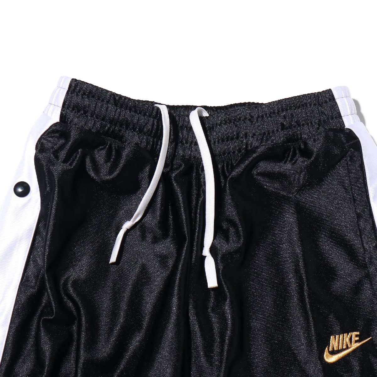 nike nylon colour block popper pants