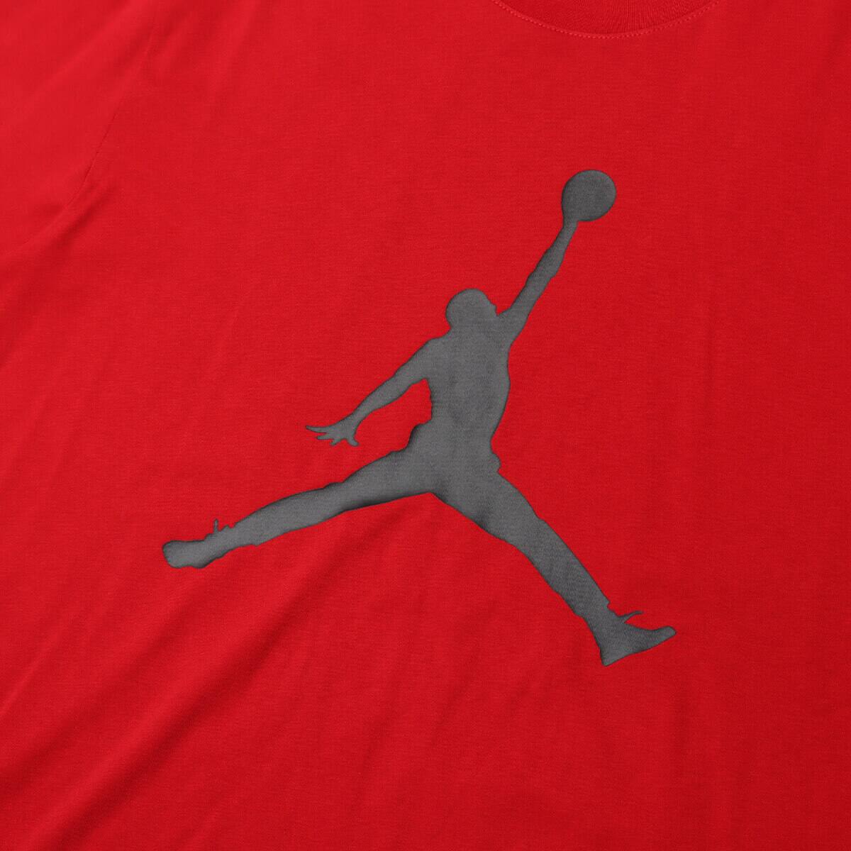JORDAN BRAND M J JUMPMAN SS CREW GYM RED/BLACK の画像