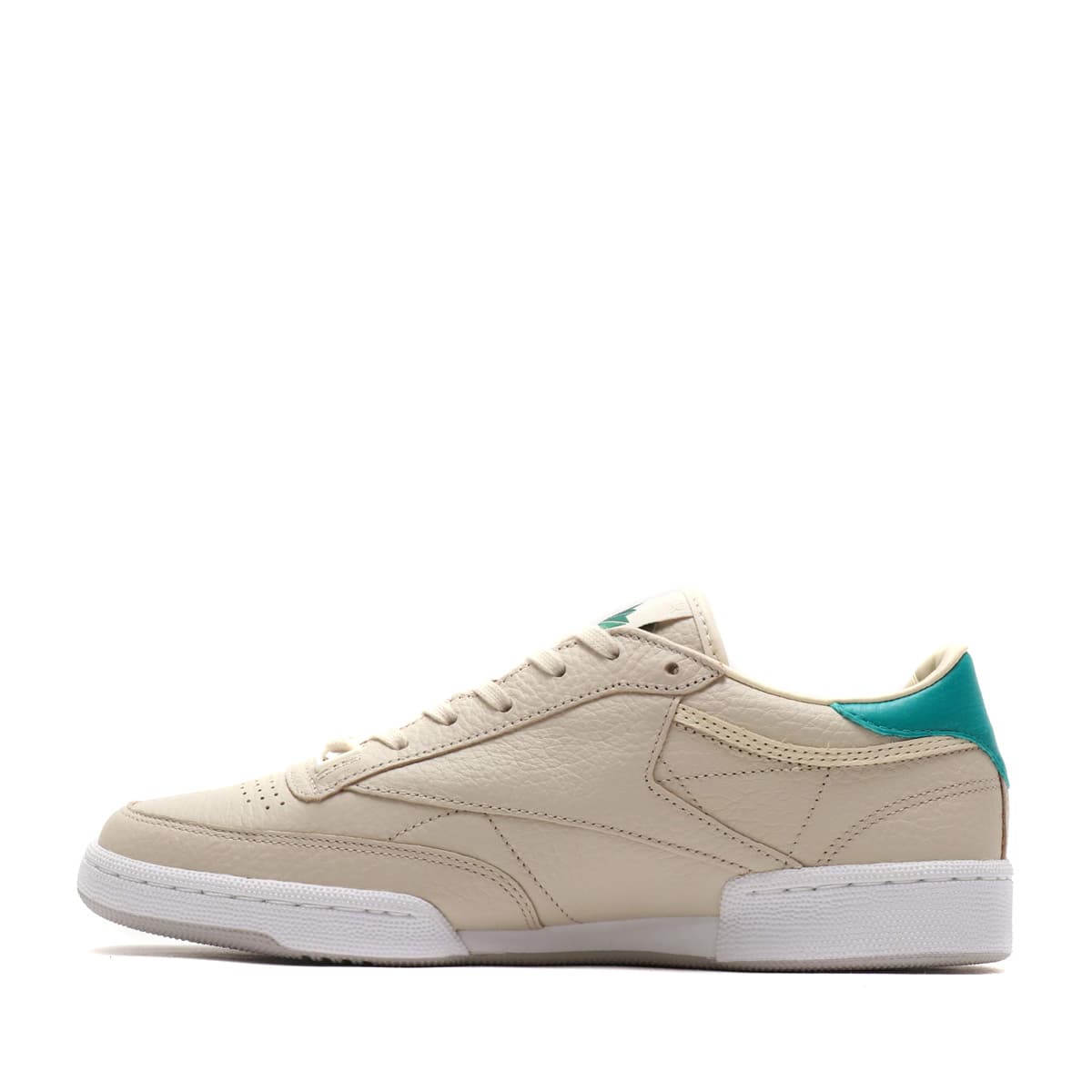 Reebok CLUB C 85 PACKER STACO/PAPER WHITE/EMERALD HAYES/JIN GRAY 18FW-Iの画像