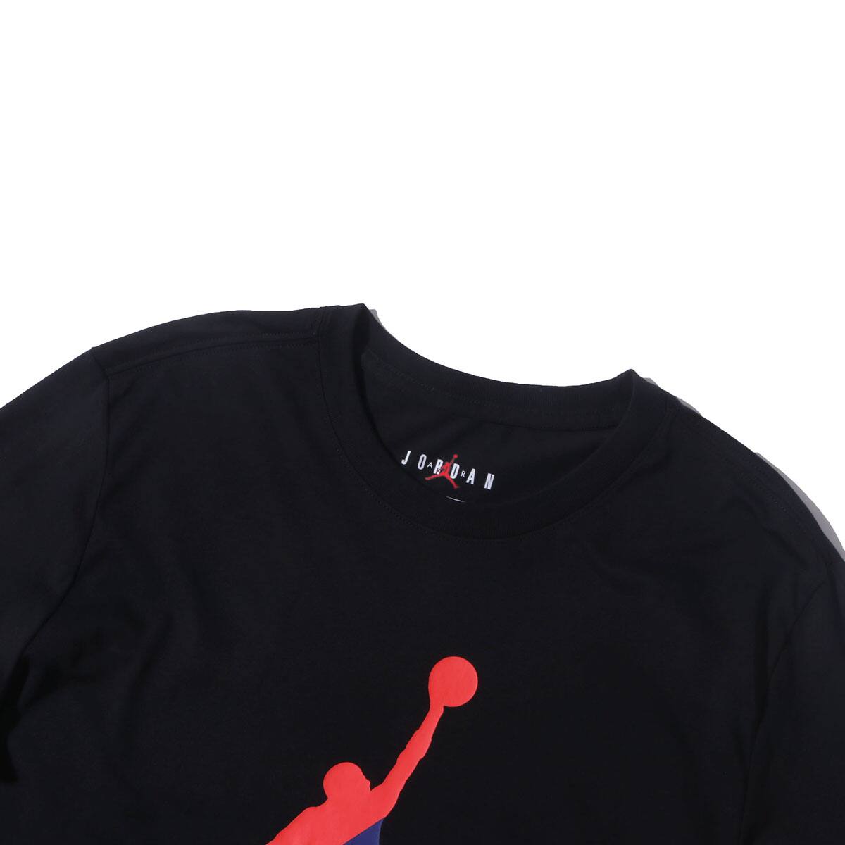 JORDAN BRAND AS M J SPRTDNA LS CREW BLACK/TRACK RED 20FA-Iの画像