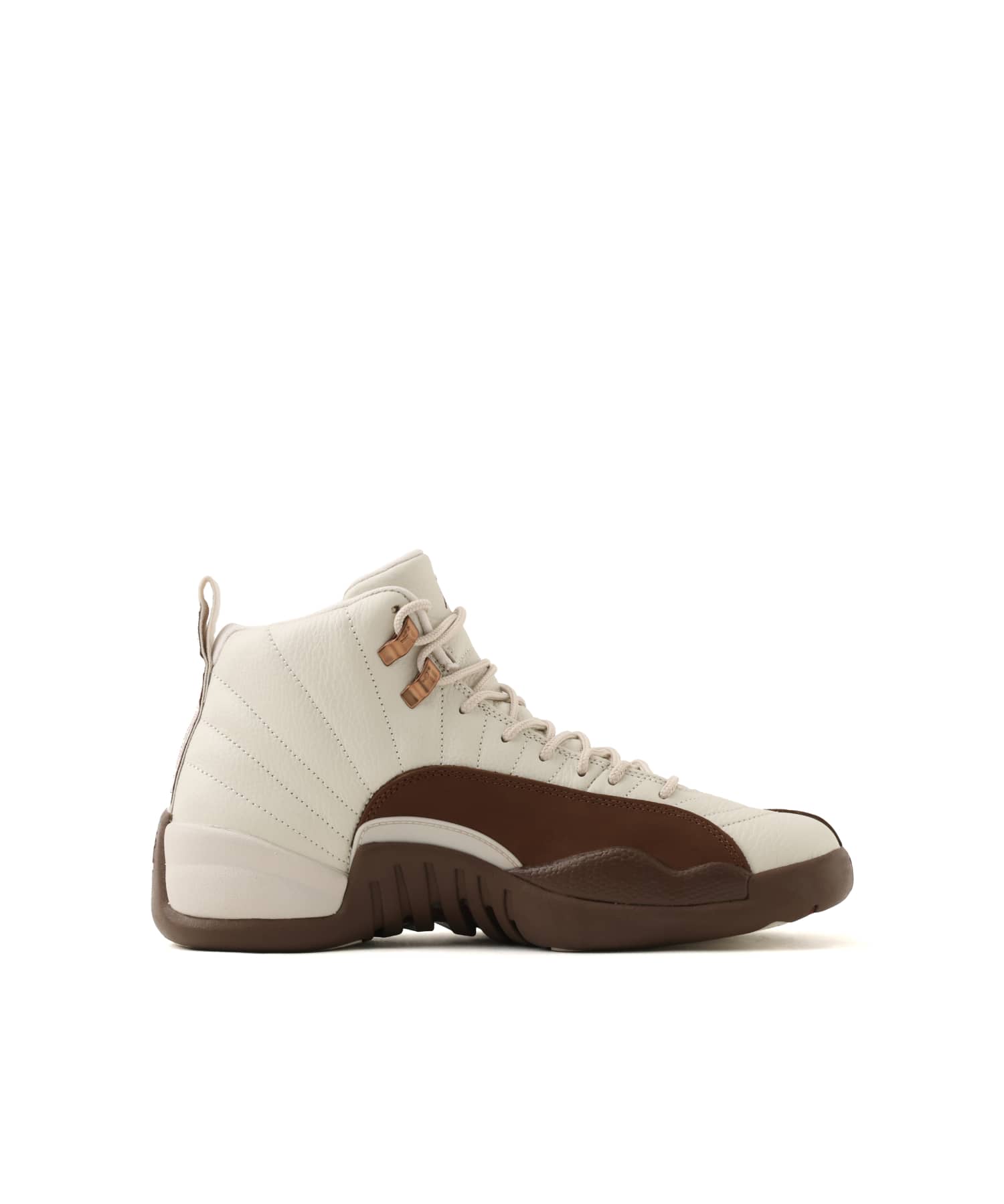 JORDAN BRAND AIR JORDAN 12 RETRO LT OREWOOD BRN/CACAO WOW-CACAO WOW-TEAM REDの画像