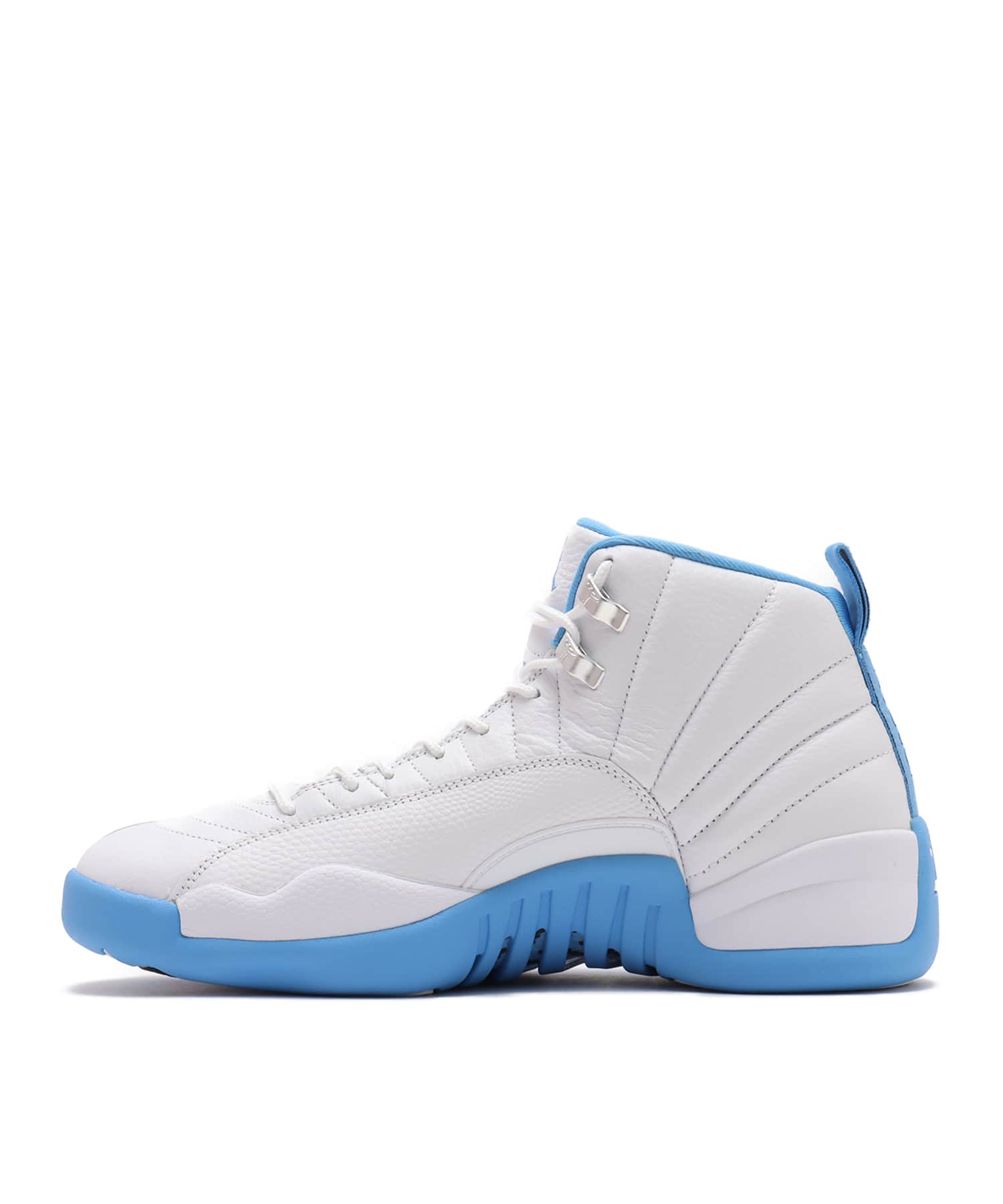 JORDAN BRAND AIR JORDAN 12 RETRO WHITE/UNIVERSITY BLUE-METALLIC SILVERの画像
