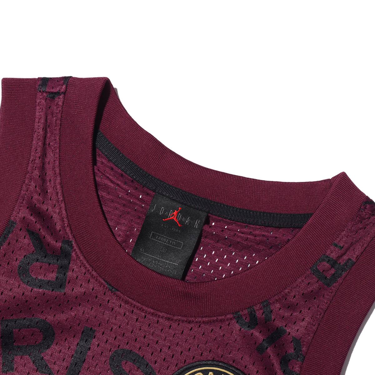 JORDAN BRAND AS W J PSG TANK BORDEAUX/BLACK/METALLIC GOLD 20HO-S