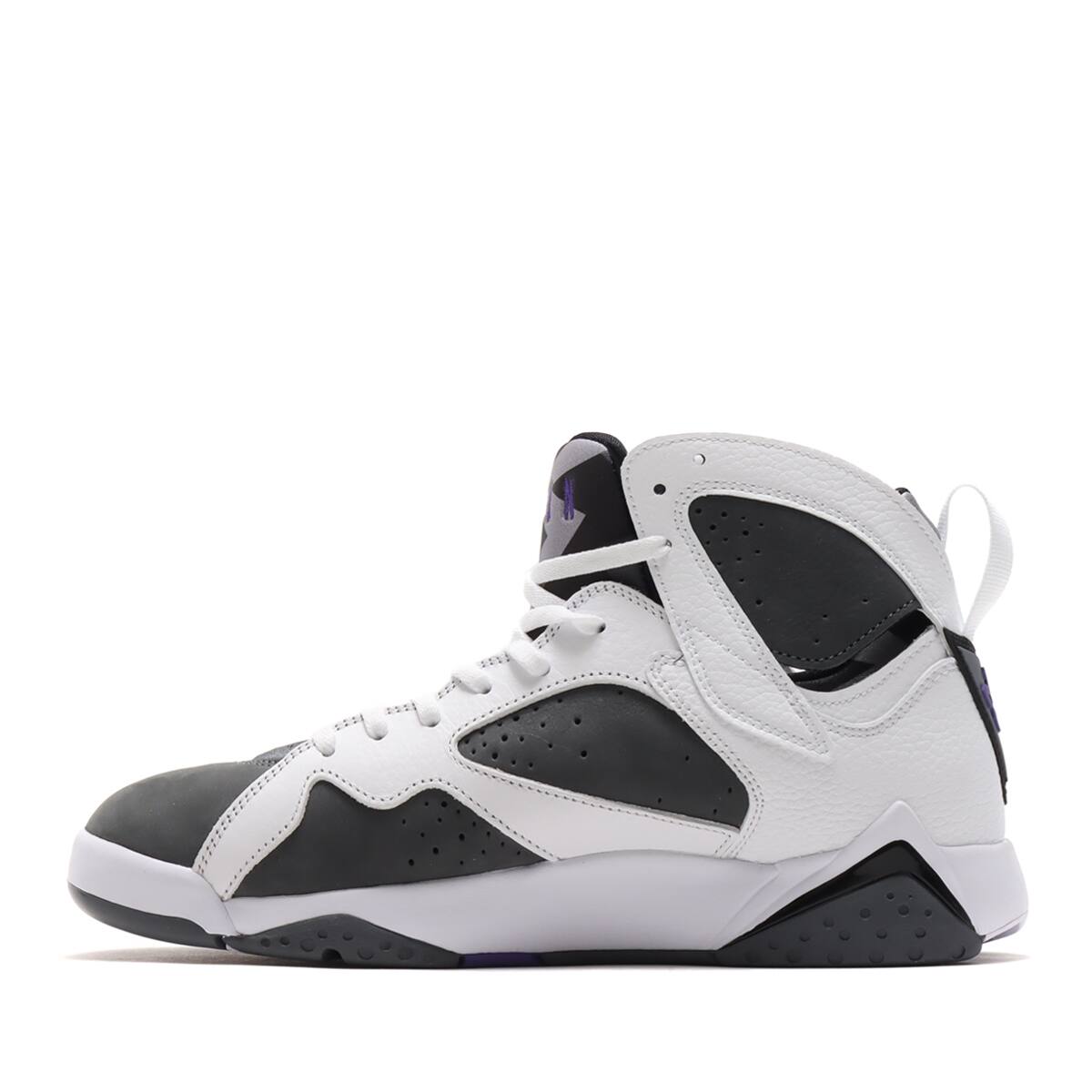 JORDAN BRAND AIR JORDAN 7 RETRO WHITE/VARSITY PURPLE-FLINT GREY JORDAN BRAND AIR JORDAN 7 RETRO WHITE/VARSITY PURPLE-FLINT GREY