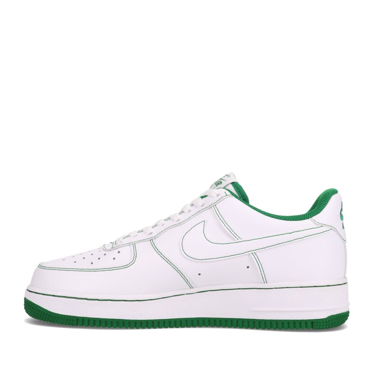 nike air force white and green